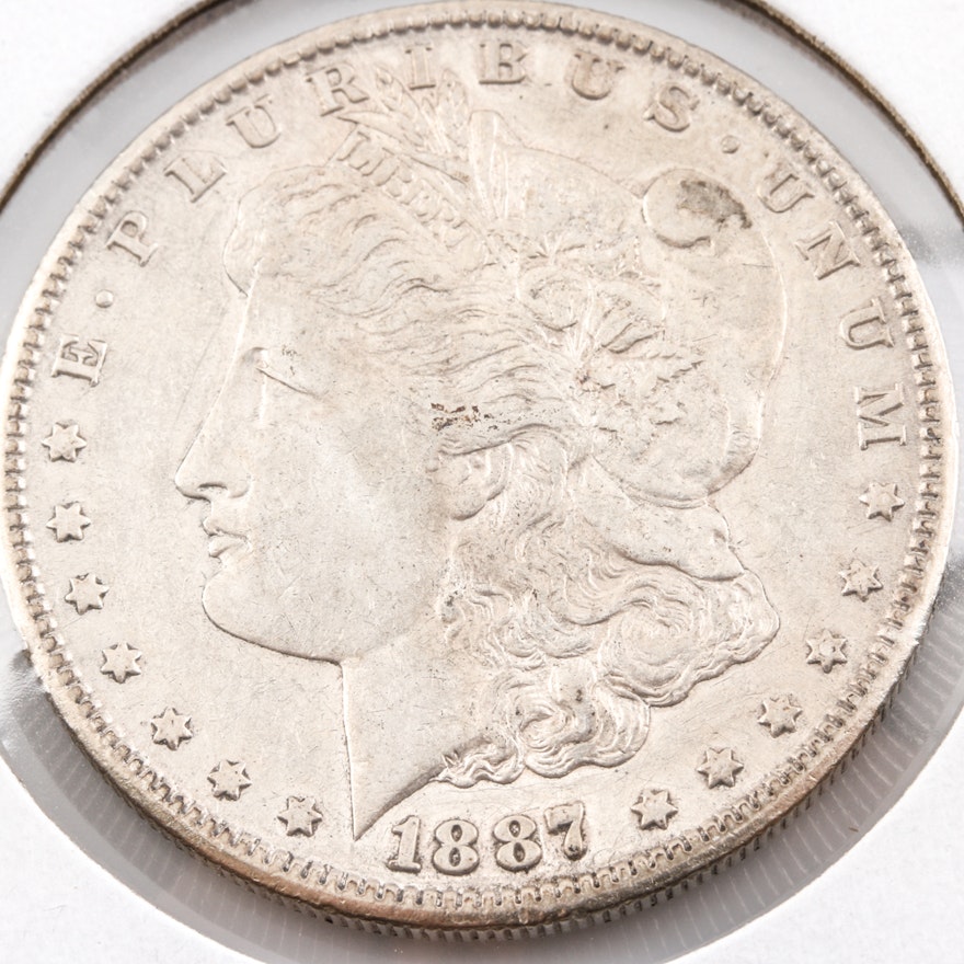 1887 S Silver Morgan Dollar