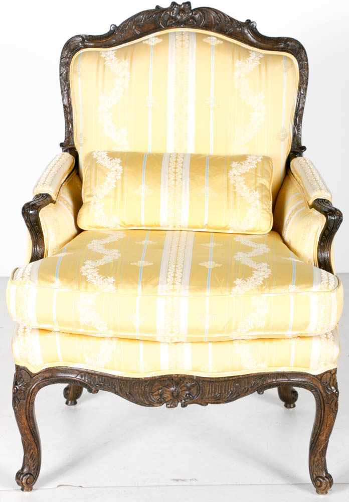 Pair of Custom French Provincial Style Chairs