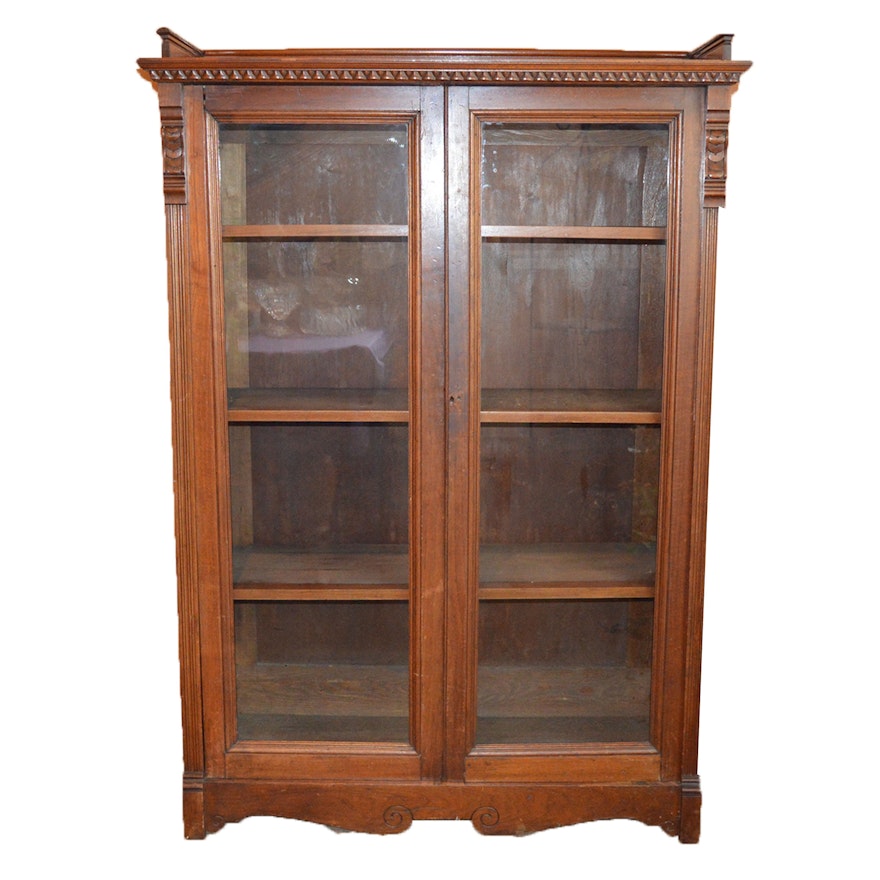 Antique Library Bookcase