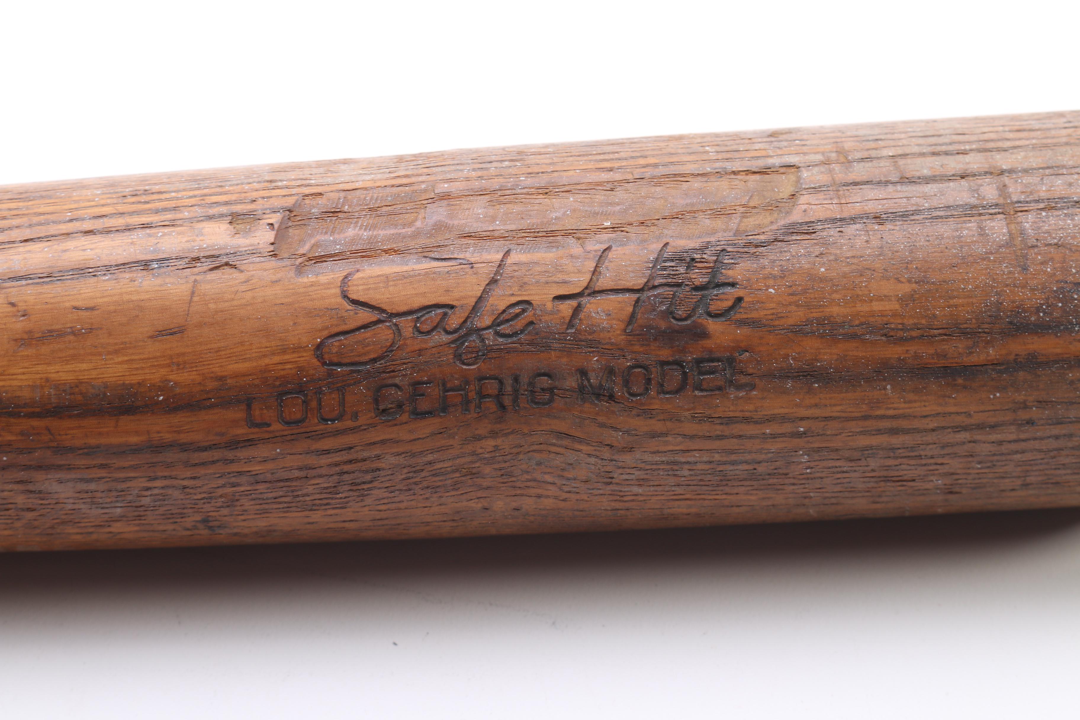 1930s Hillerich & Bradsby Lou Gehrig Baseball Bat
