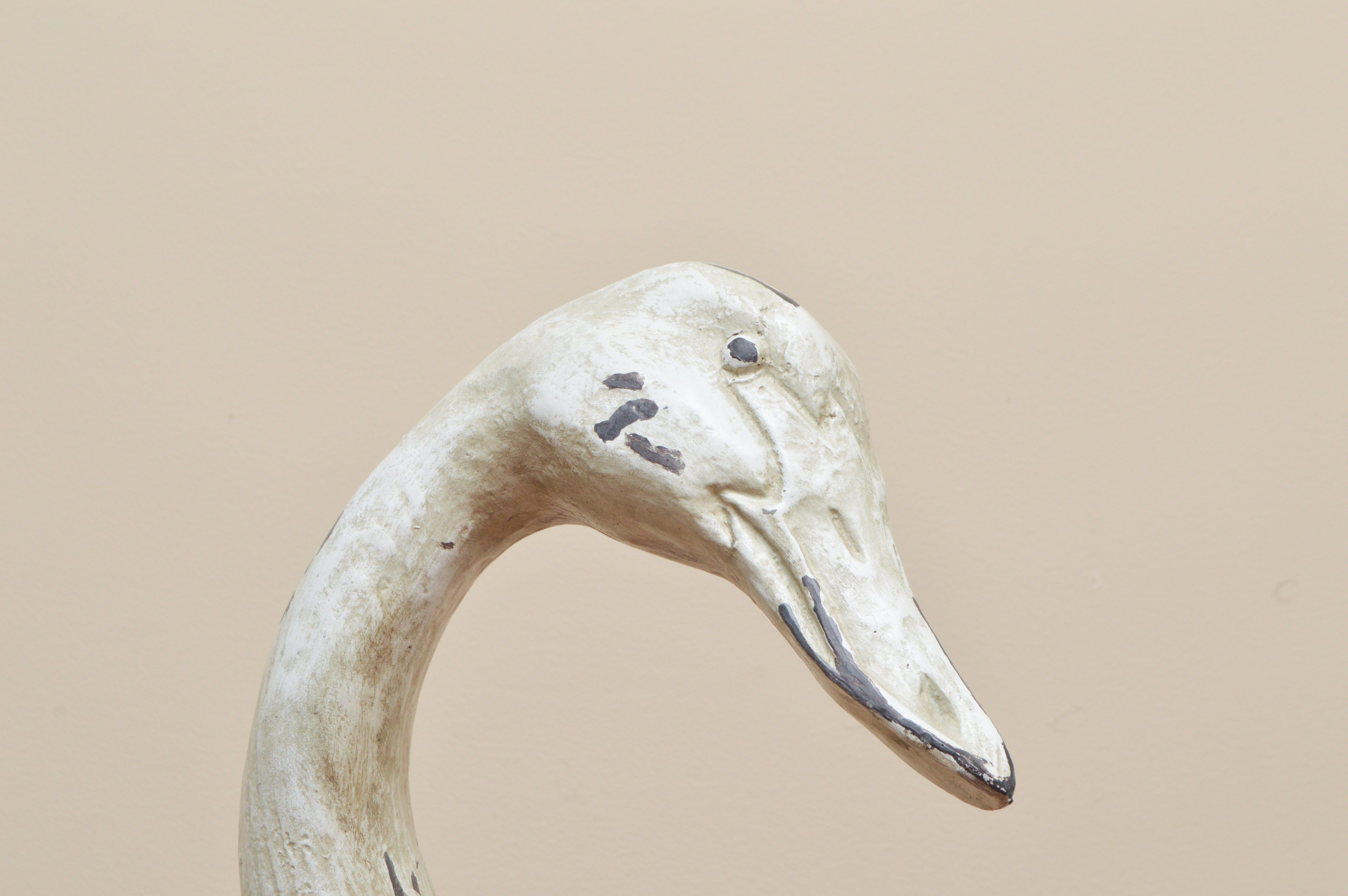 Large Rustic Wooden Goose