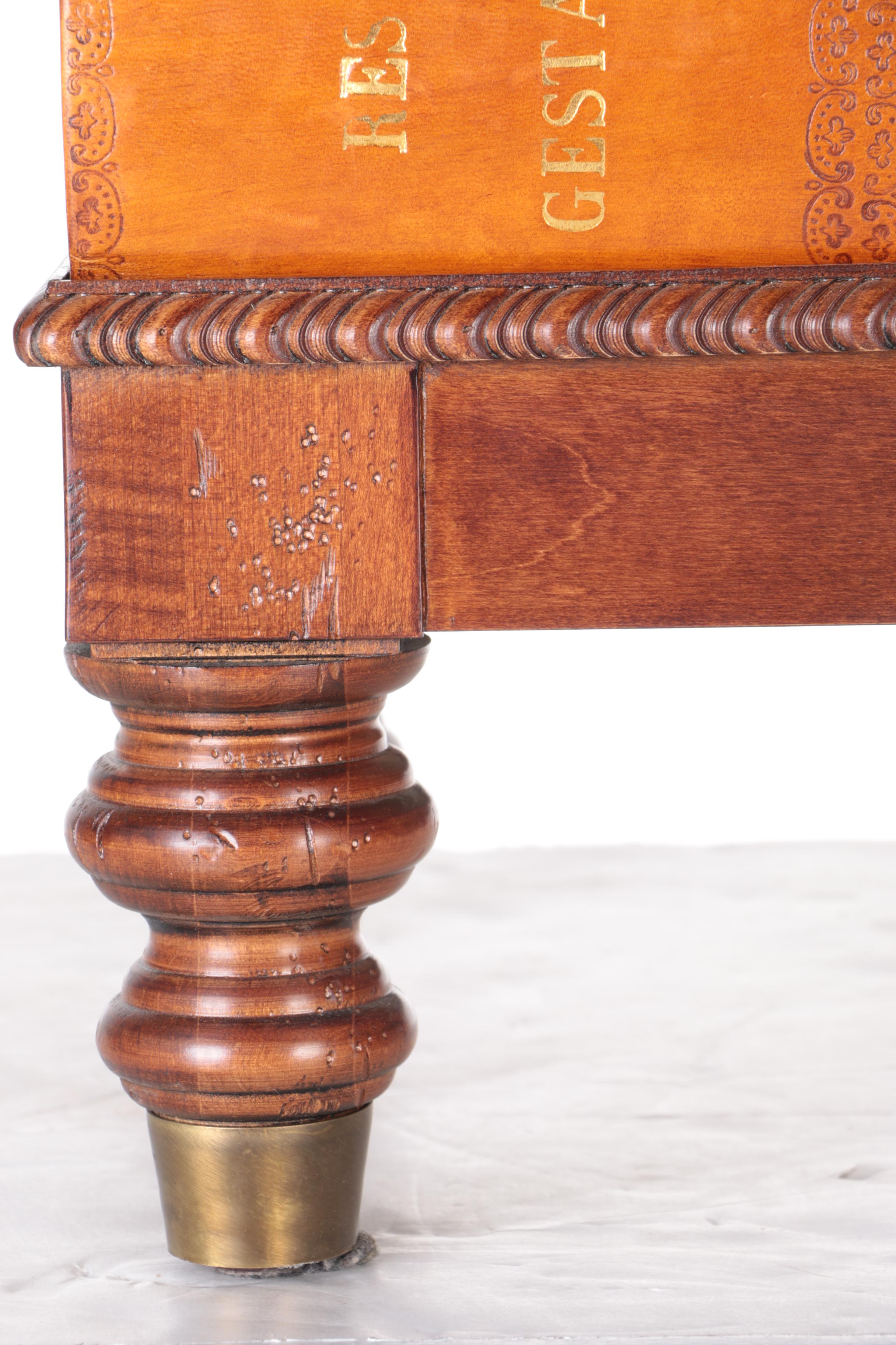 Book-Themed Side Table and Magazine Rack