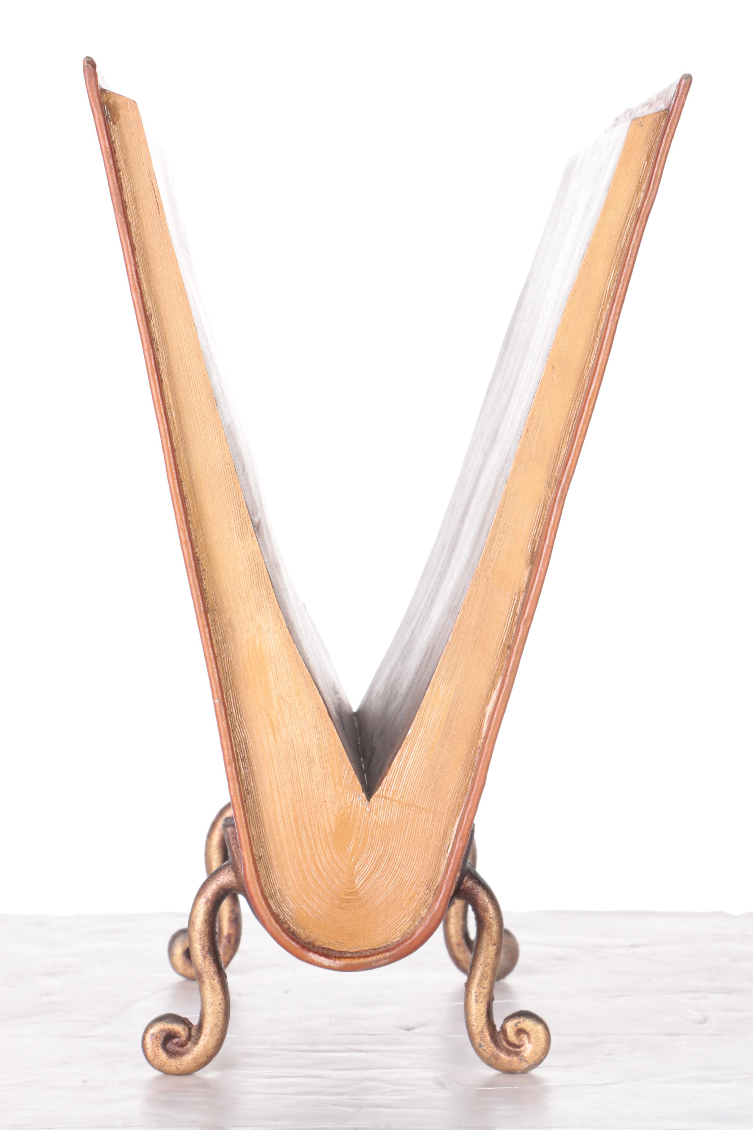 Book-Themed Side Table and Magazine Rack