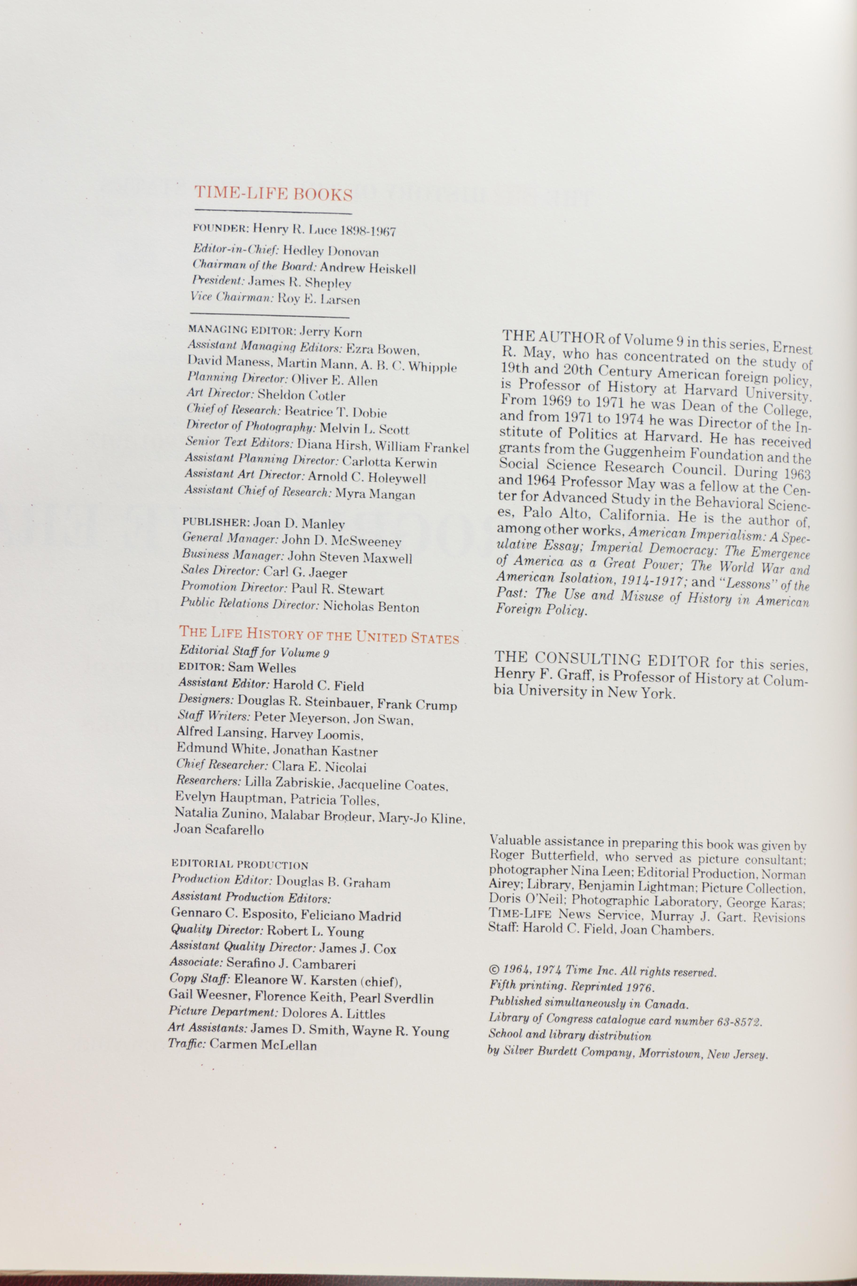 "The Life History of the United States" Encyclopedia Set