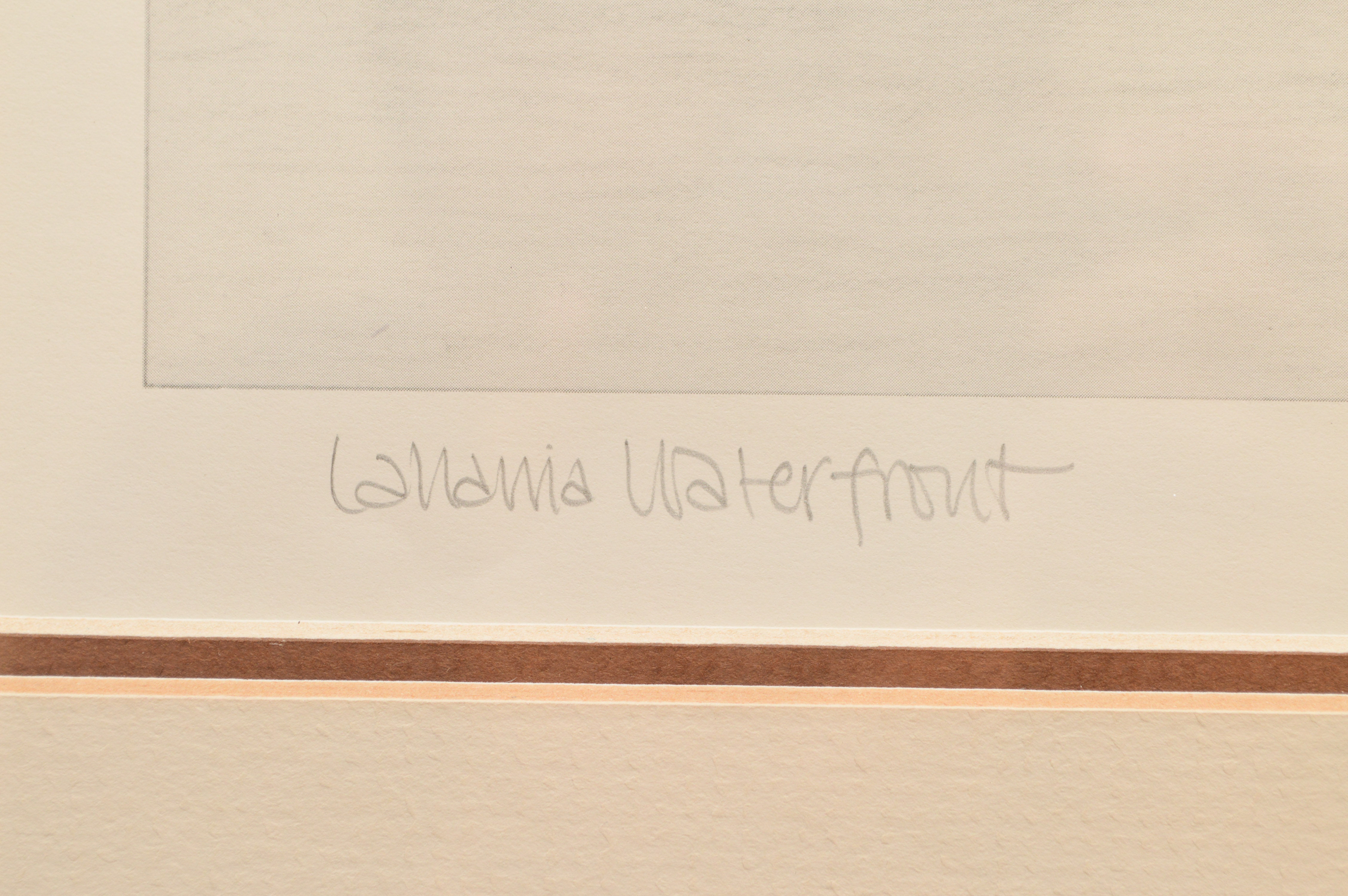Thom Jacobs Limited Edition Offset Lithograph "Lahaina Waterfront"