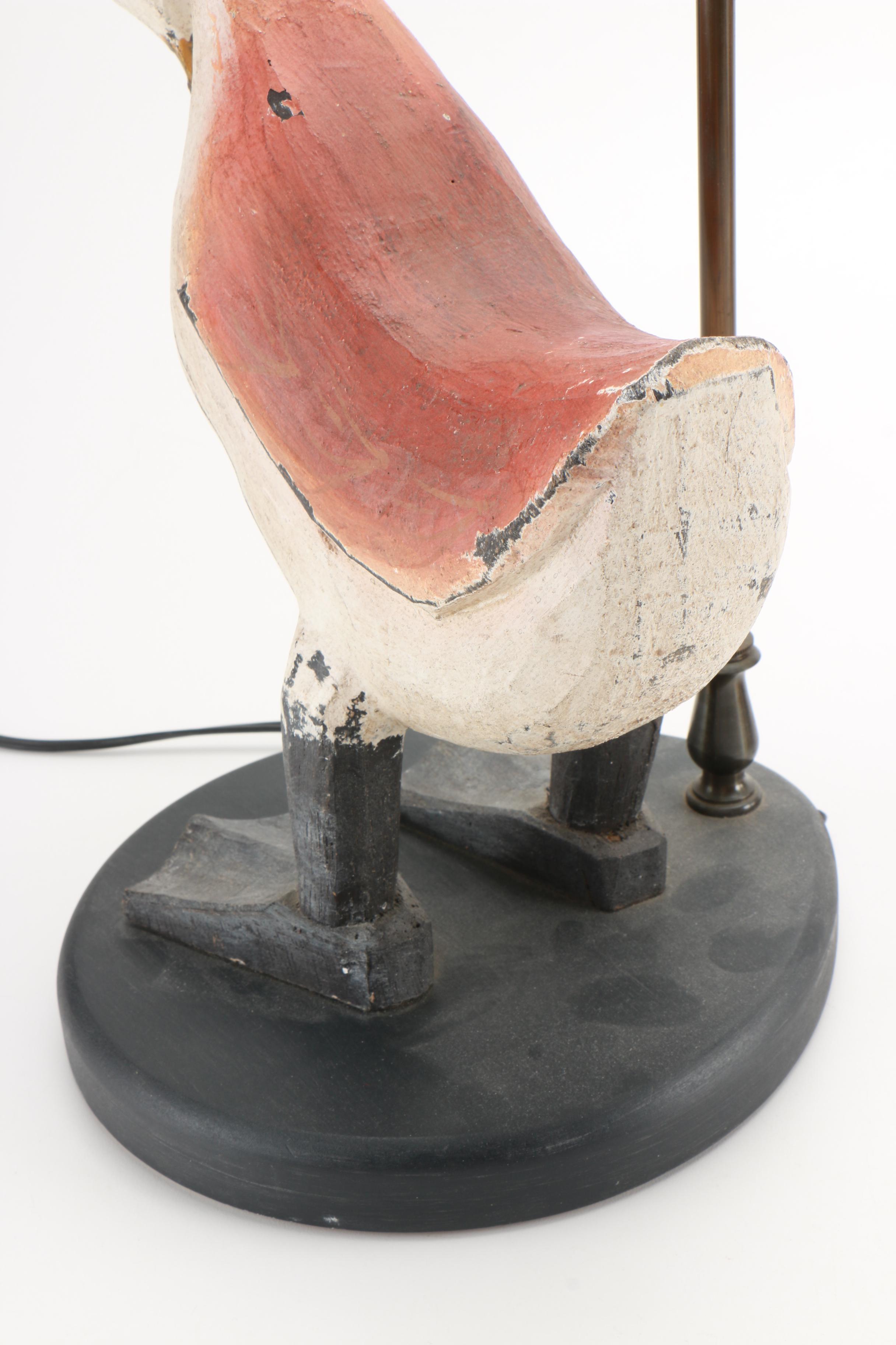 Wooden Duck Table Lamps