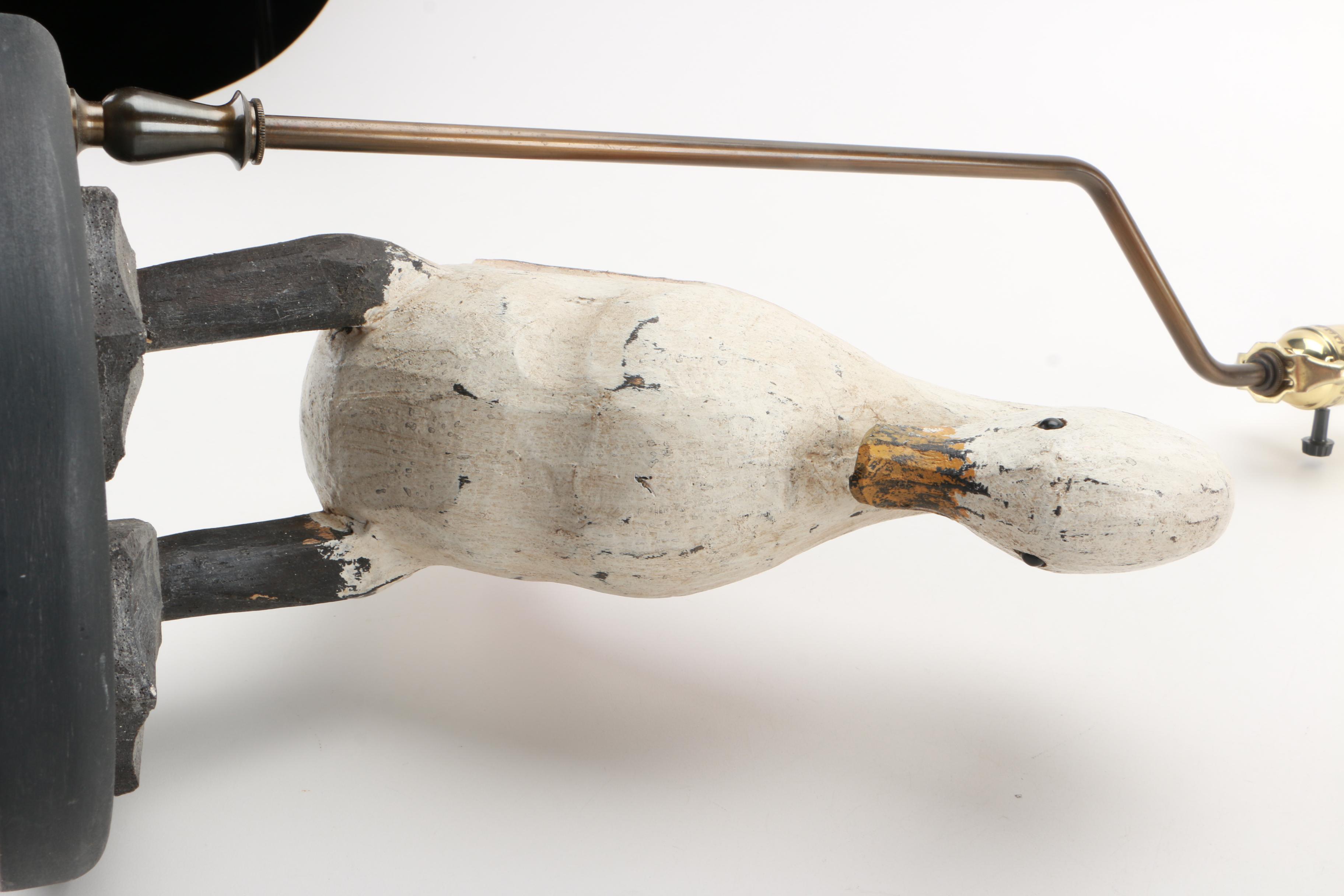 Wooden Duck Table Lamps