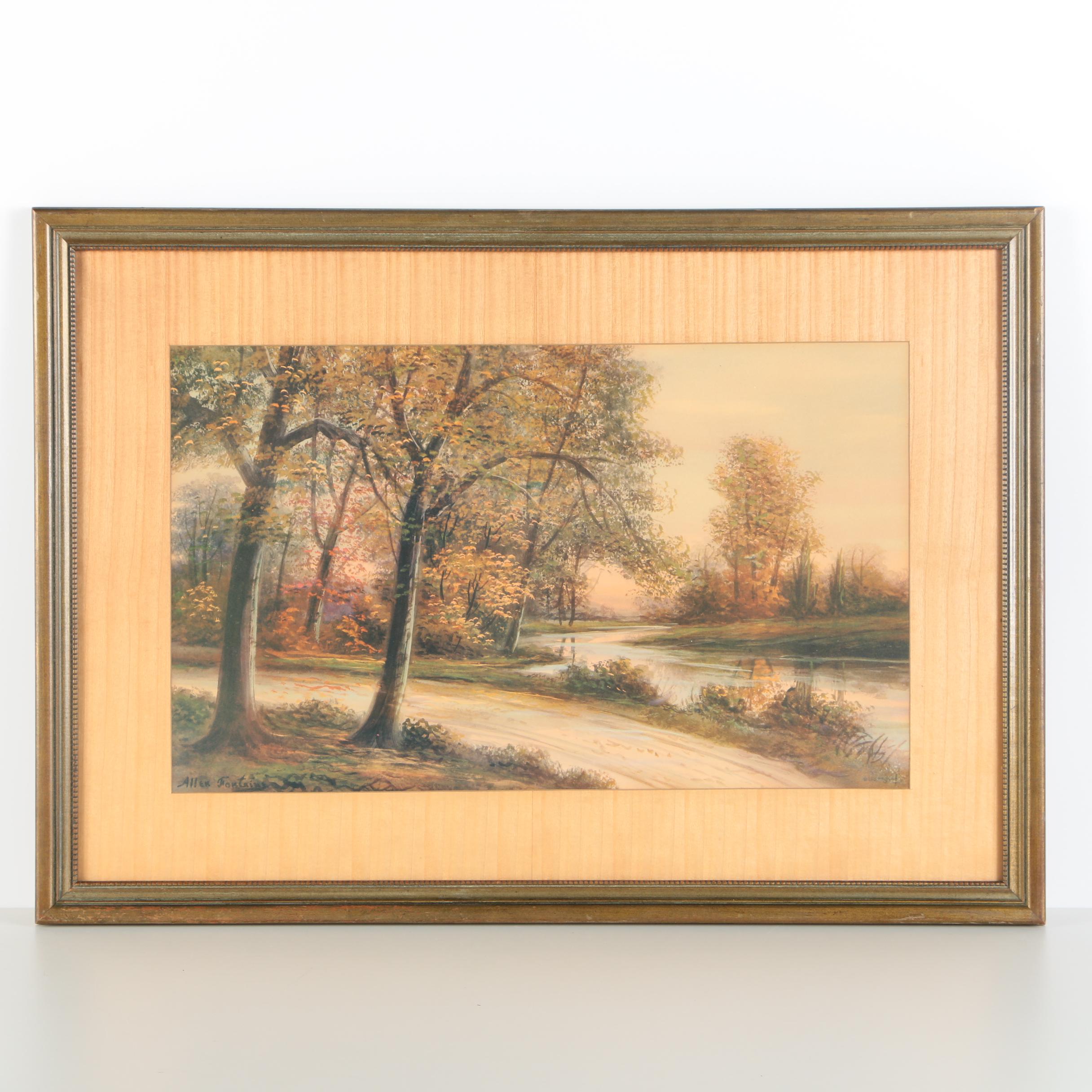 Reproduction after a Allen Fontaine Painting