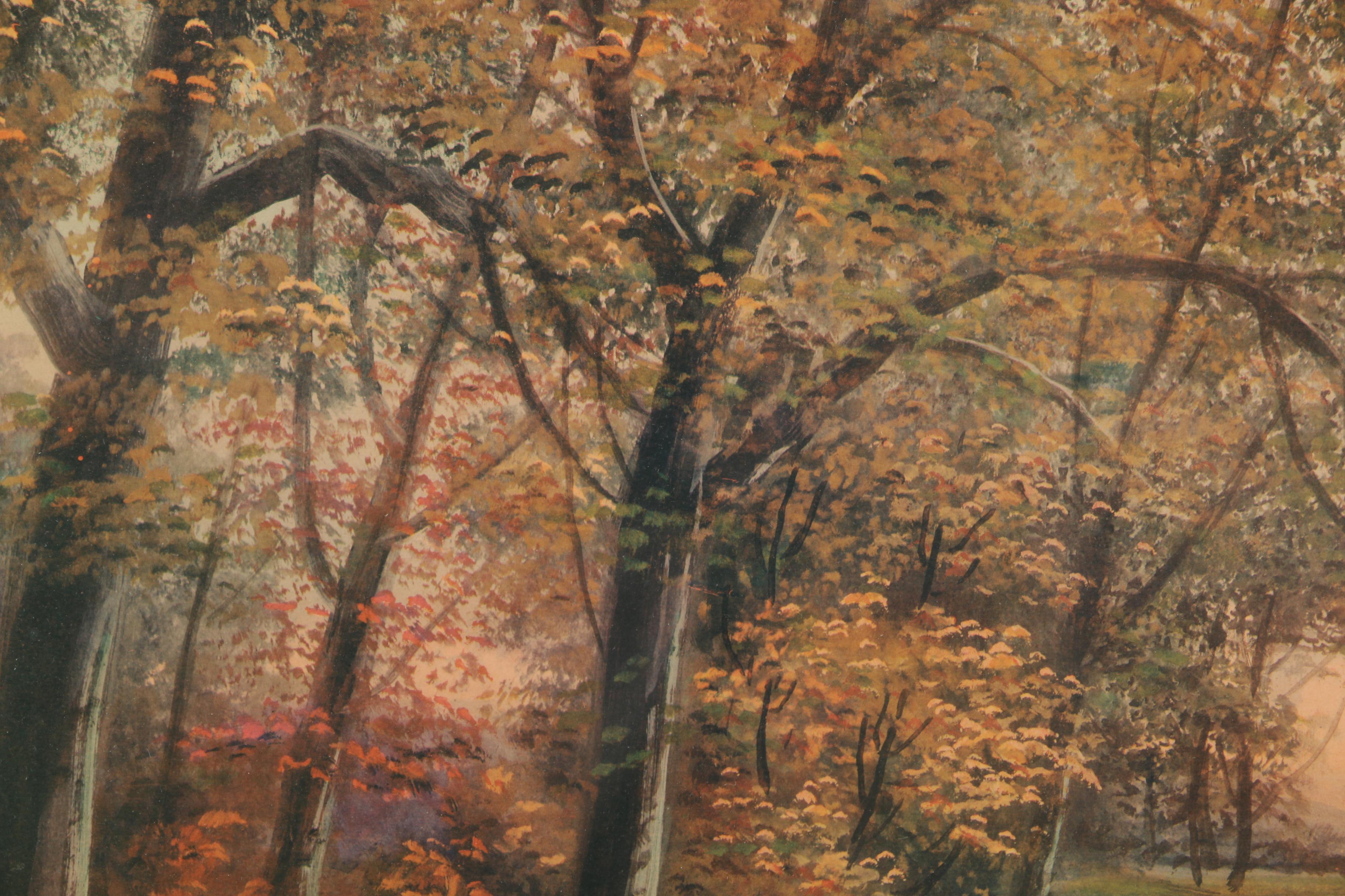 Reproduction after a Allen Fontaine Painting