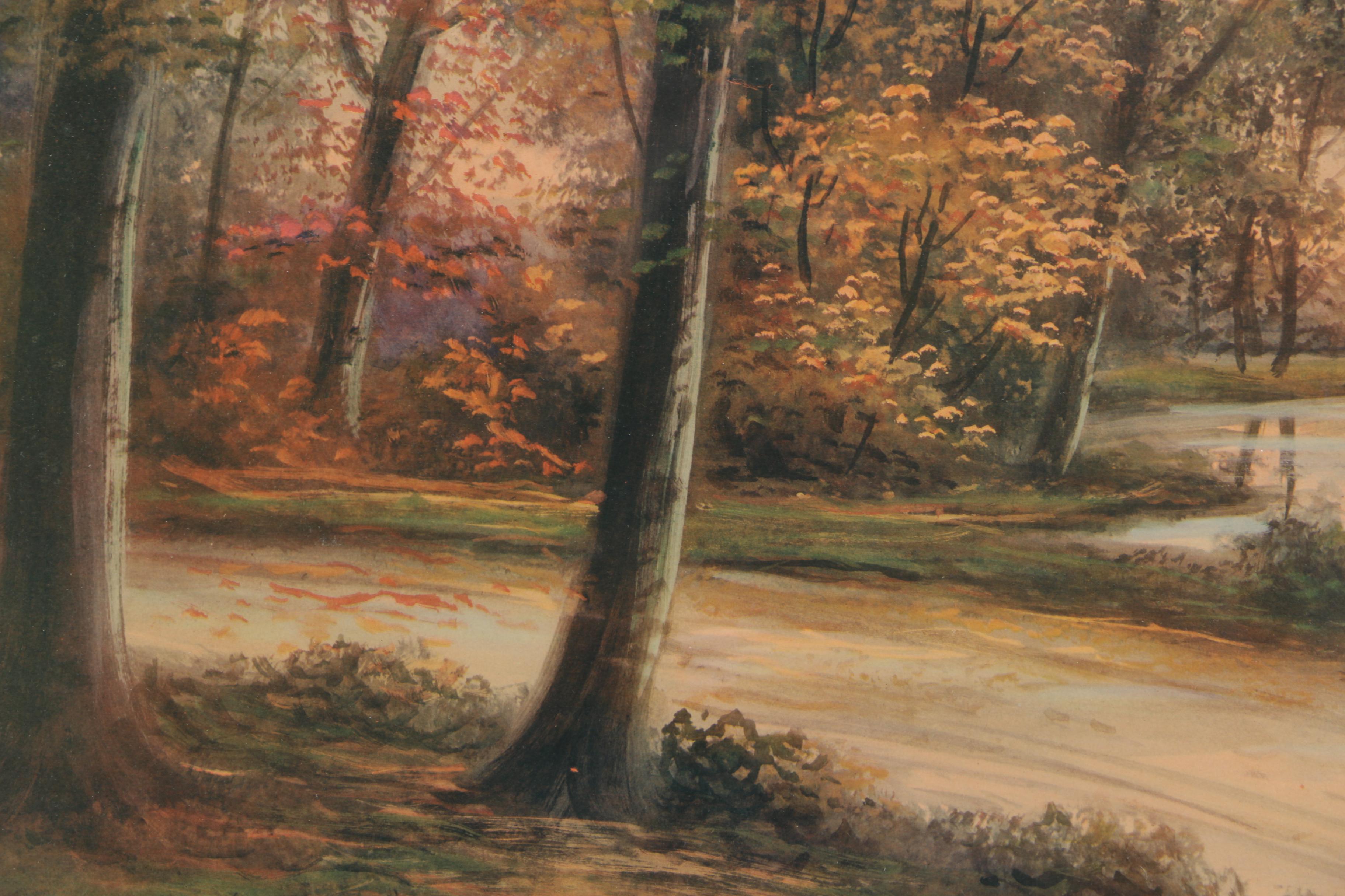 Reproduction after a Allen Fontaine Painting