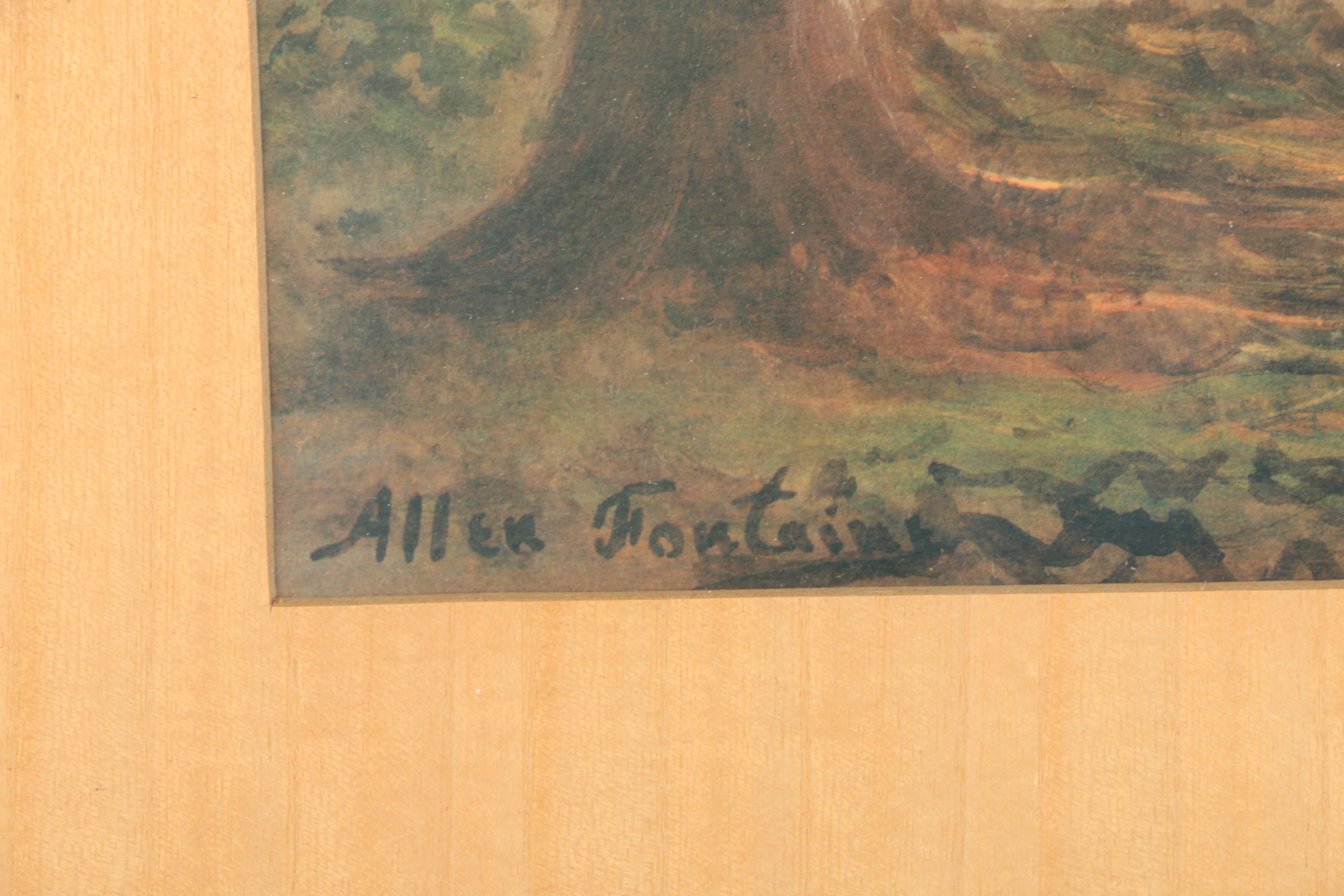 Reproduction after a Allen Fontaine Painting