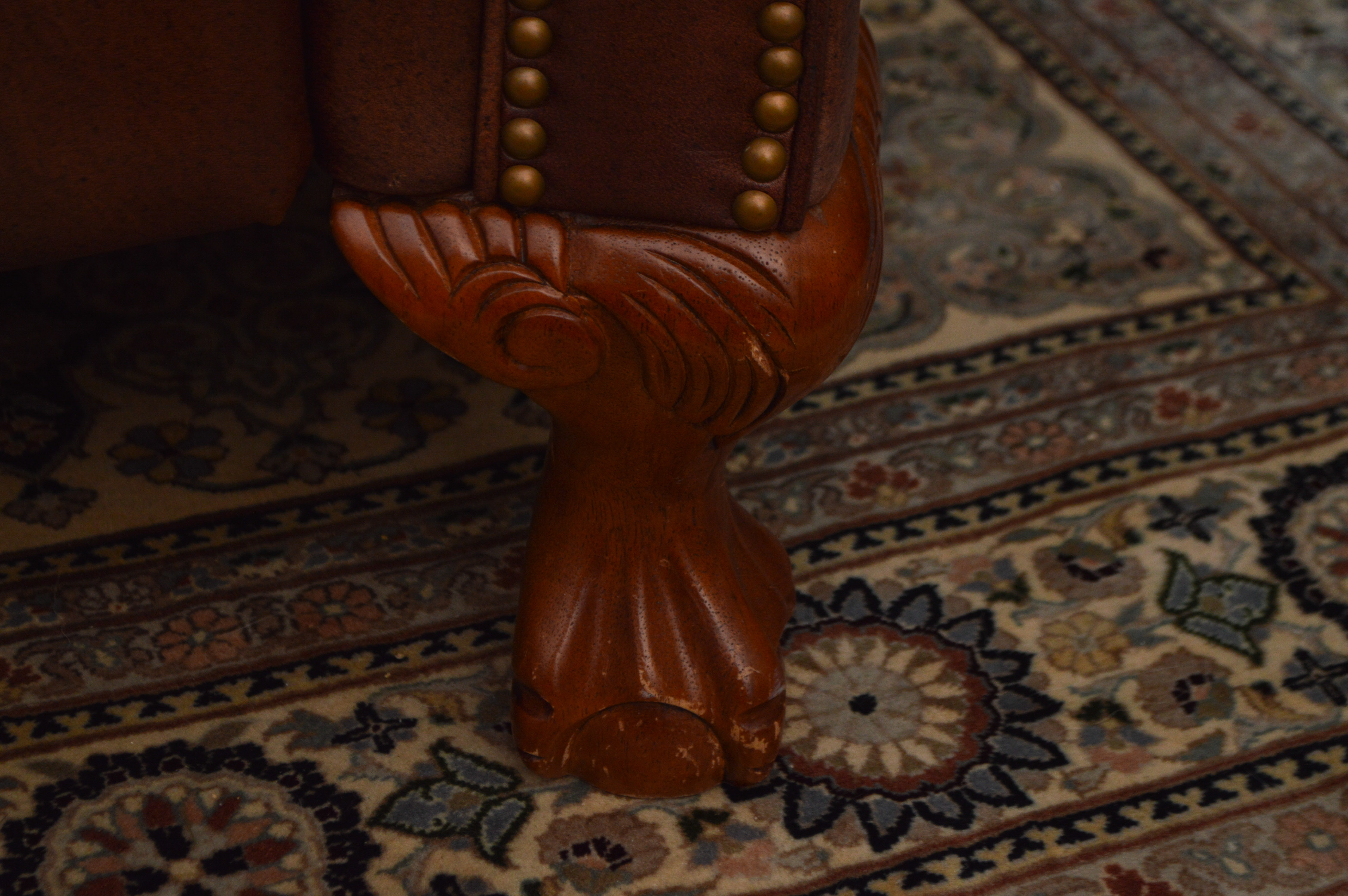 Tufted Leather La-Z-Boy Recliner