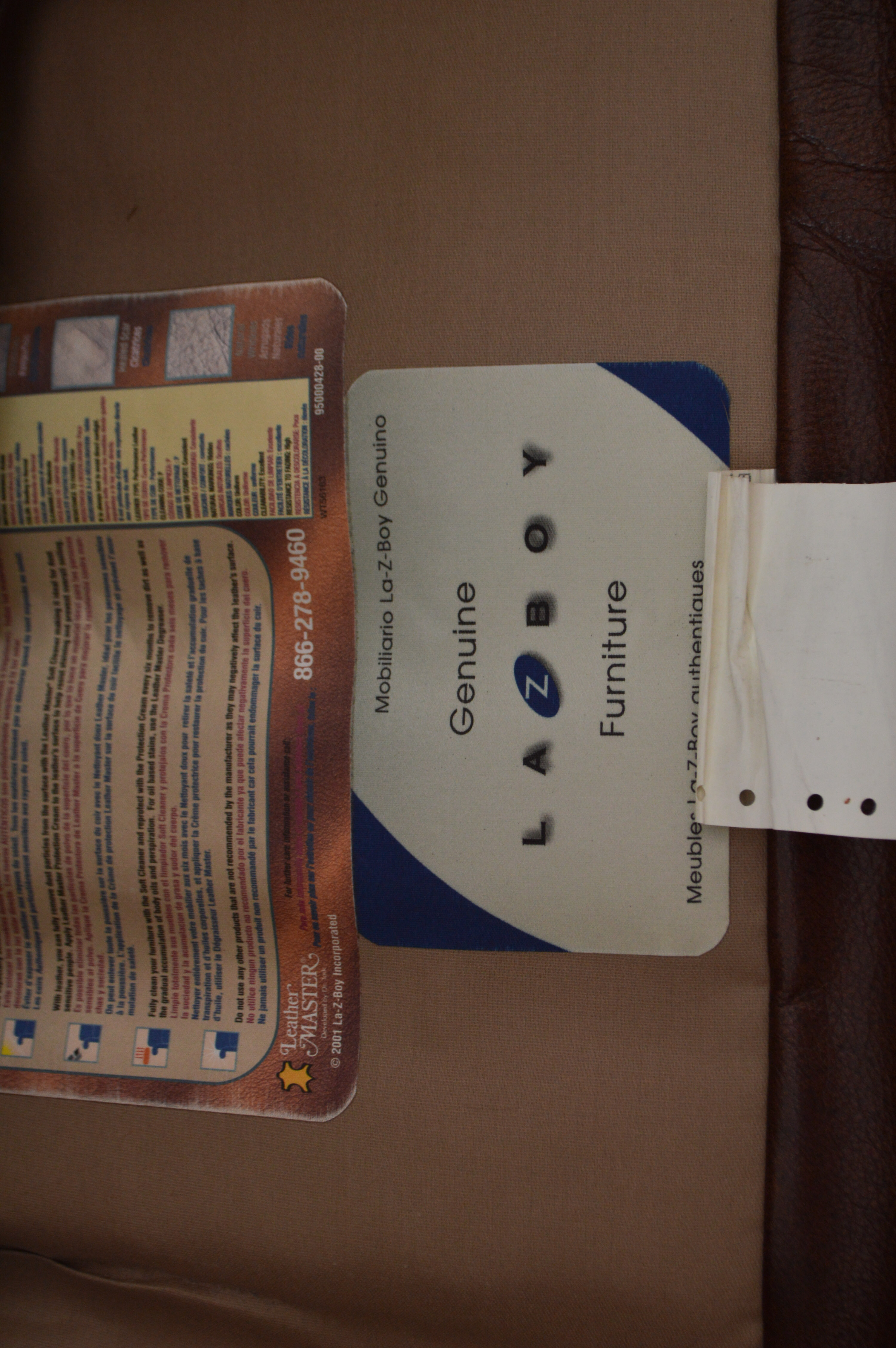 Tufted Leather La-Z-Boy Recliner