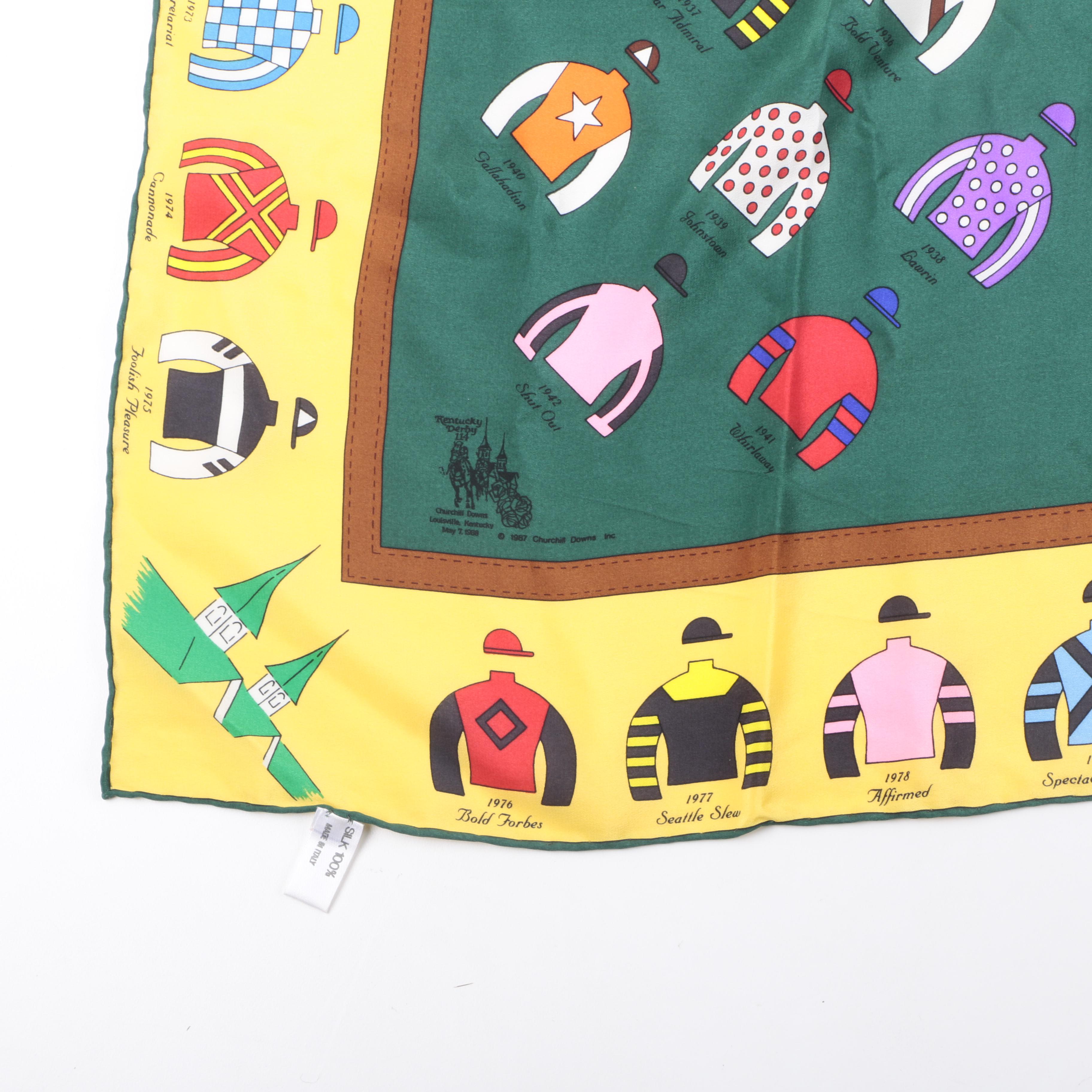 Candace Sturgell 1988 Kentucky Derby Scarf