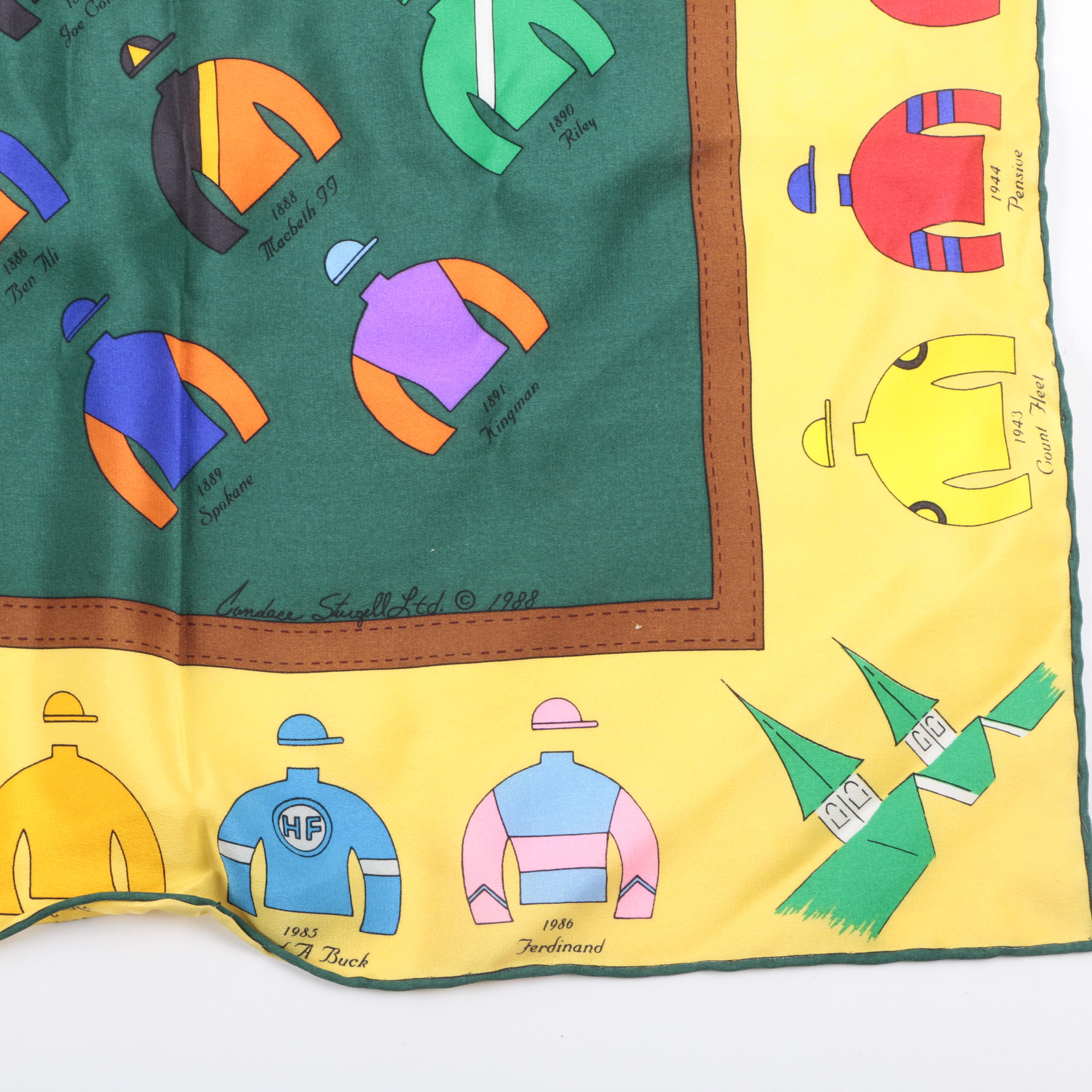 Candace Sturgell 1988 Kentucky Derby Scarf