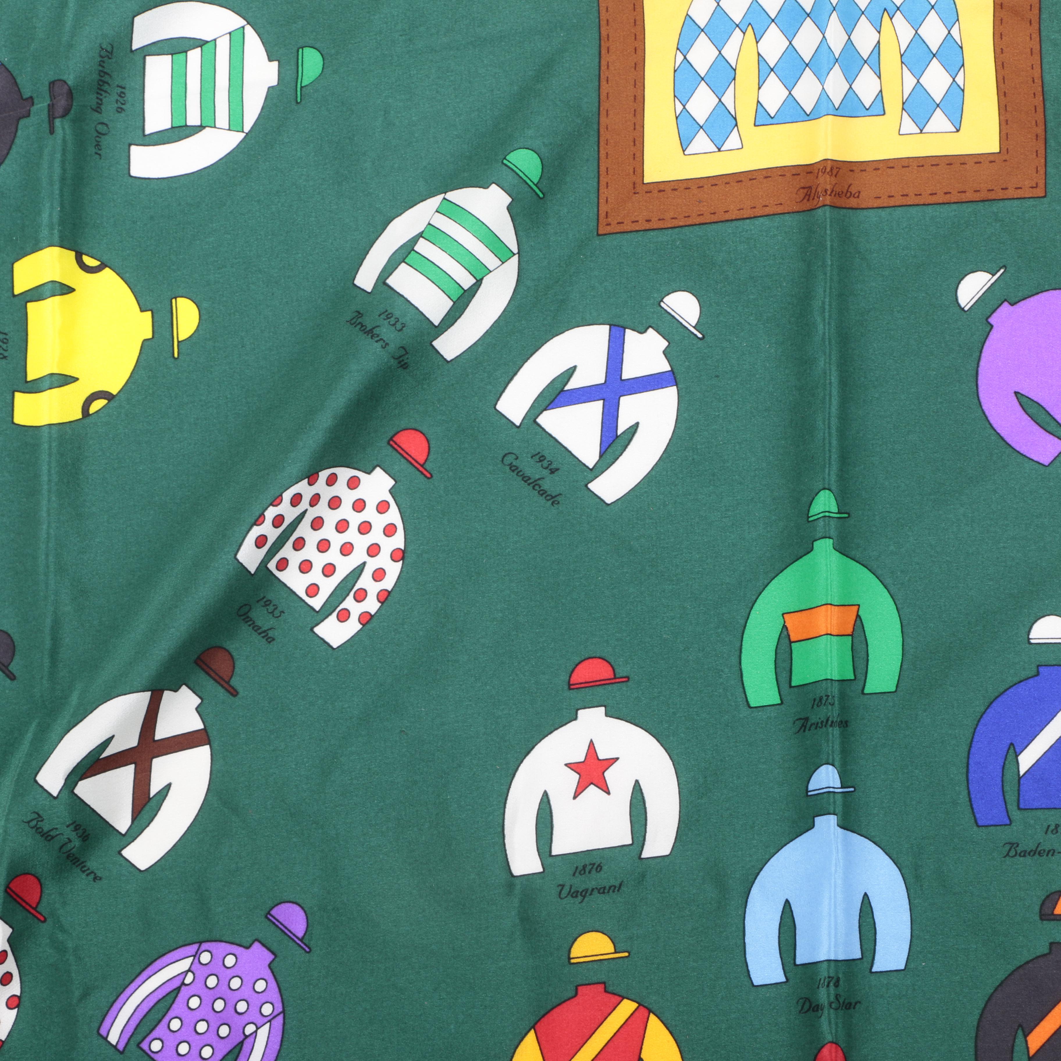 Candace Sturgell 1988 Kentucky Derby Scarf