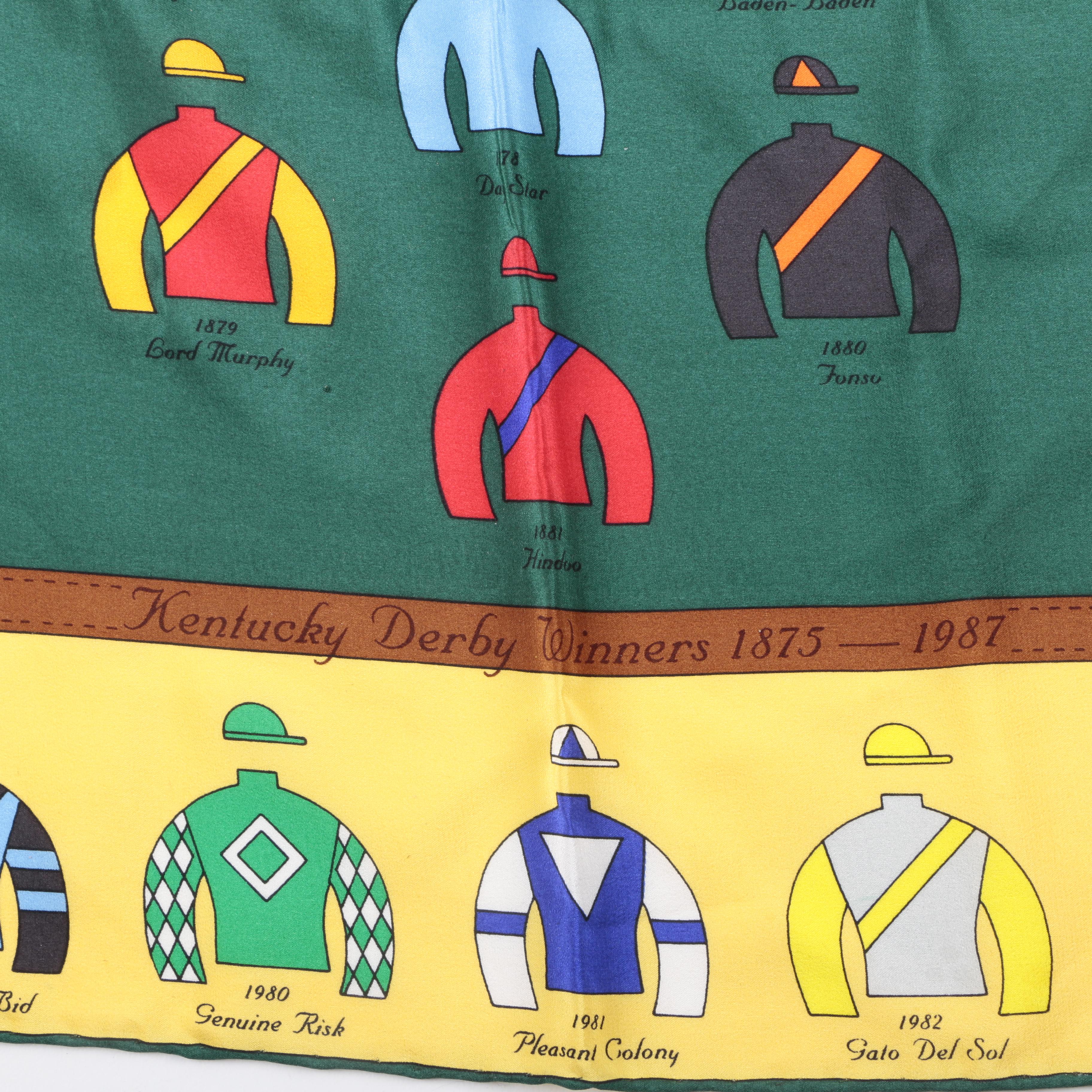 Candace Sturgell 1988 Kentucky Derby Scarf