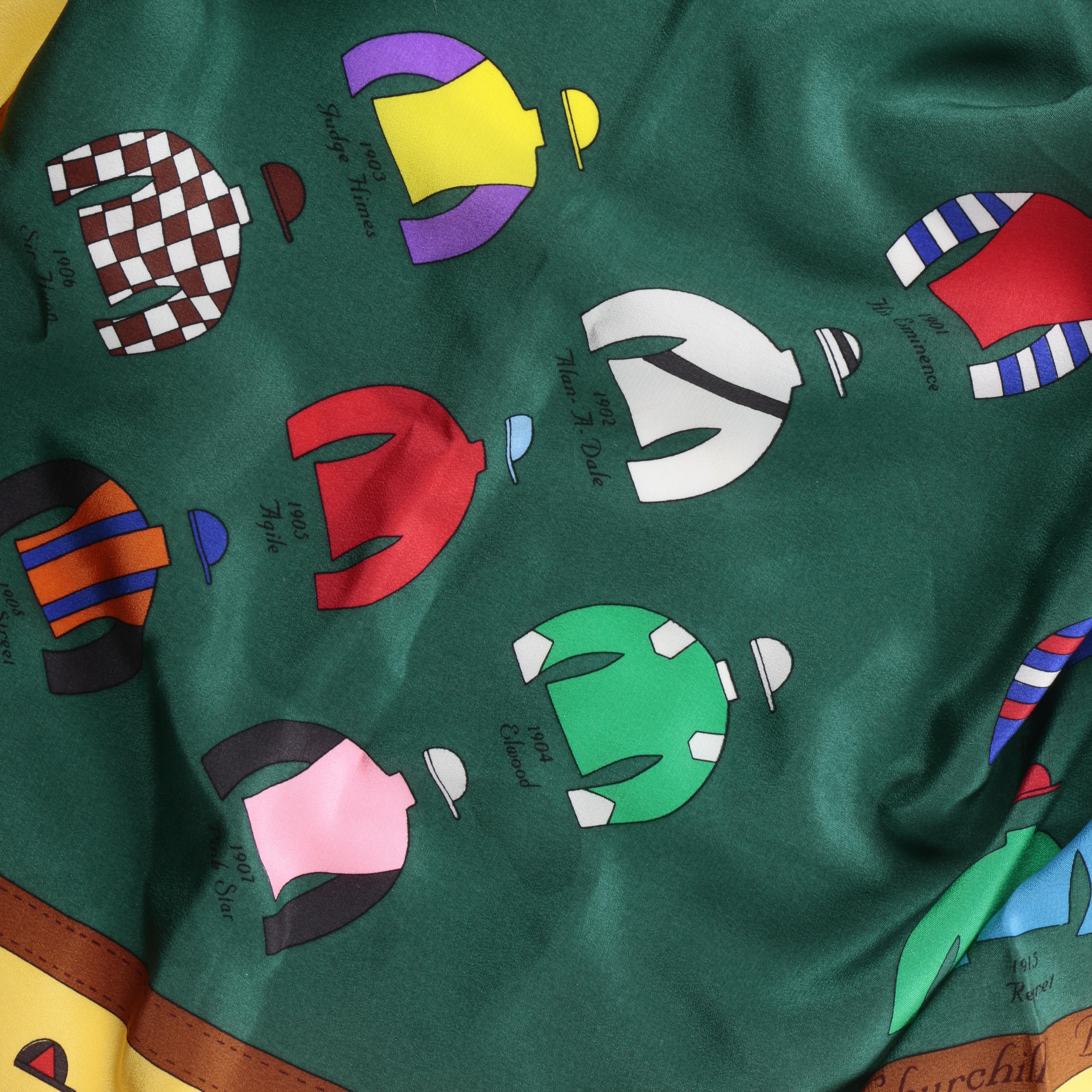 Candace Sturgell 1988 Kentucky Derby Scarf