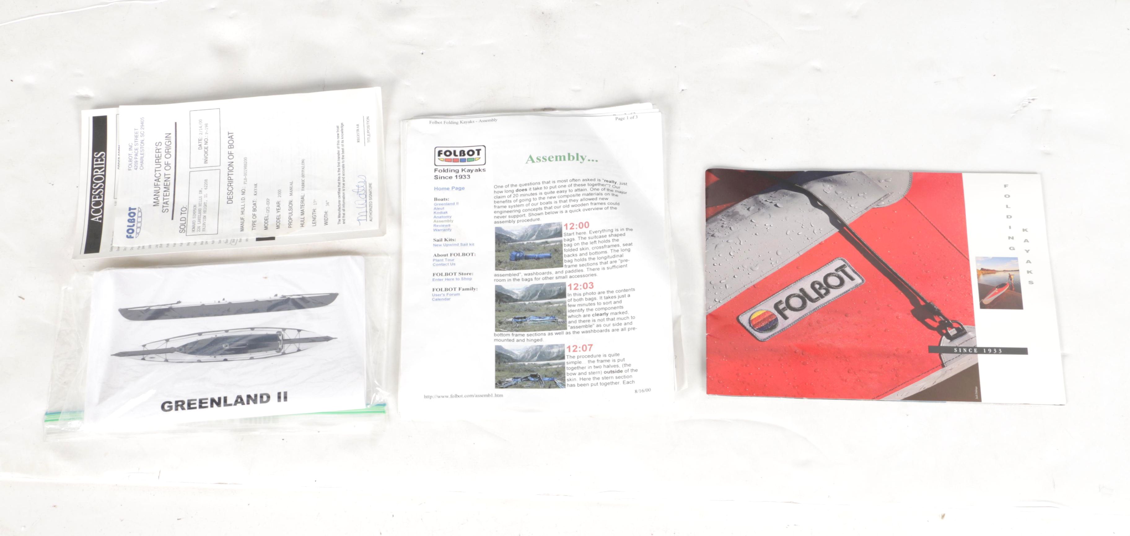 Folbot Greenland II Folding Kayak