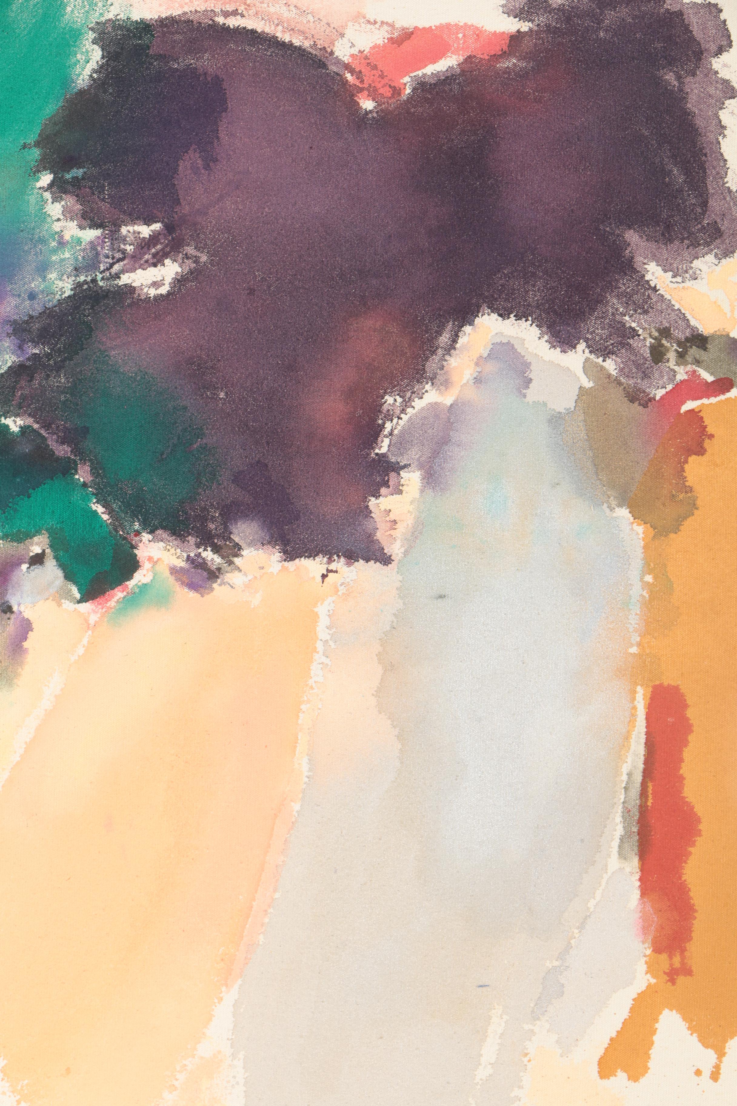 Bolinger Cohen Acrylic Painting of Abstract Forms