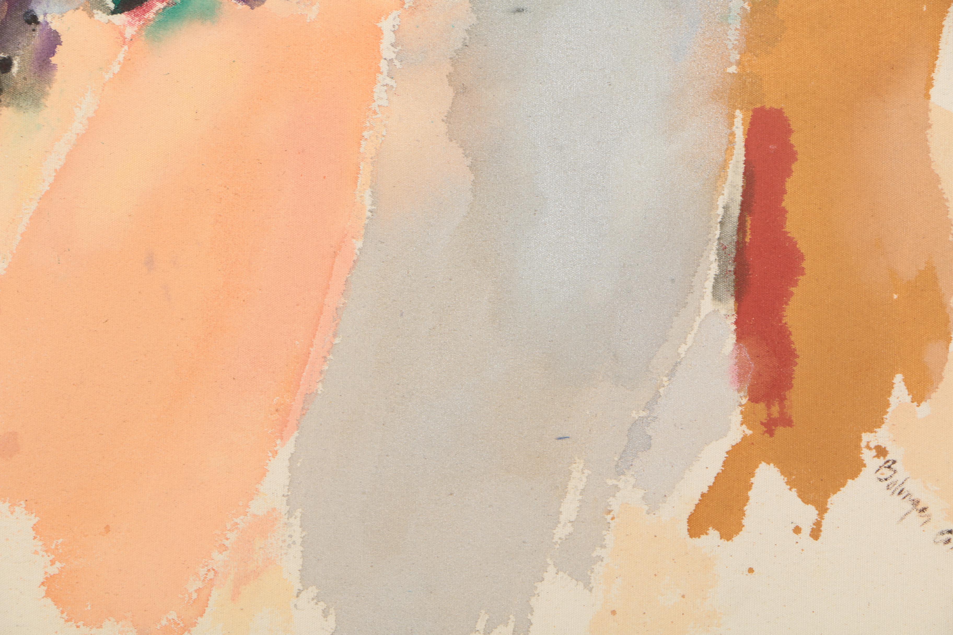 Bolinger Cohen Acrylic Painting of Abstract Forms