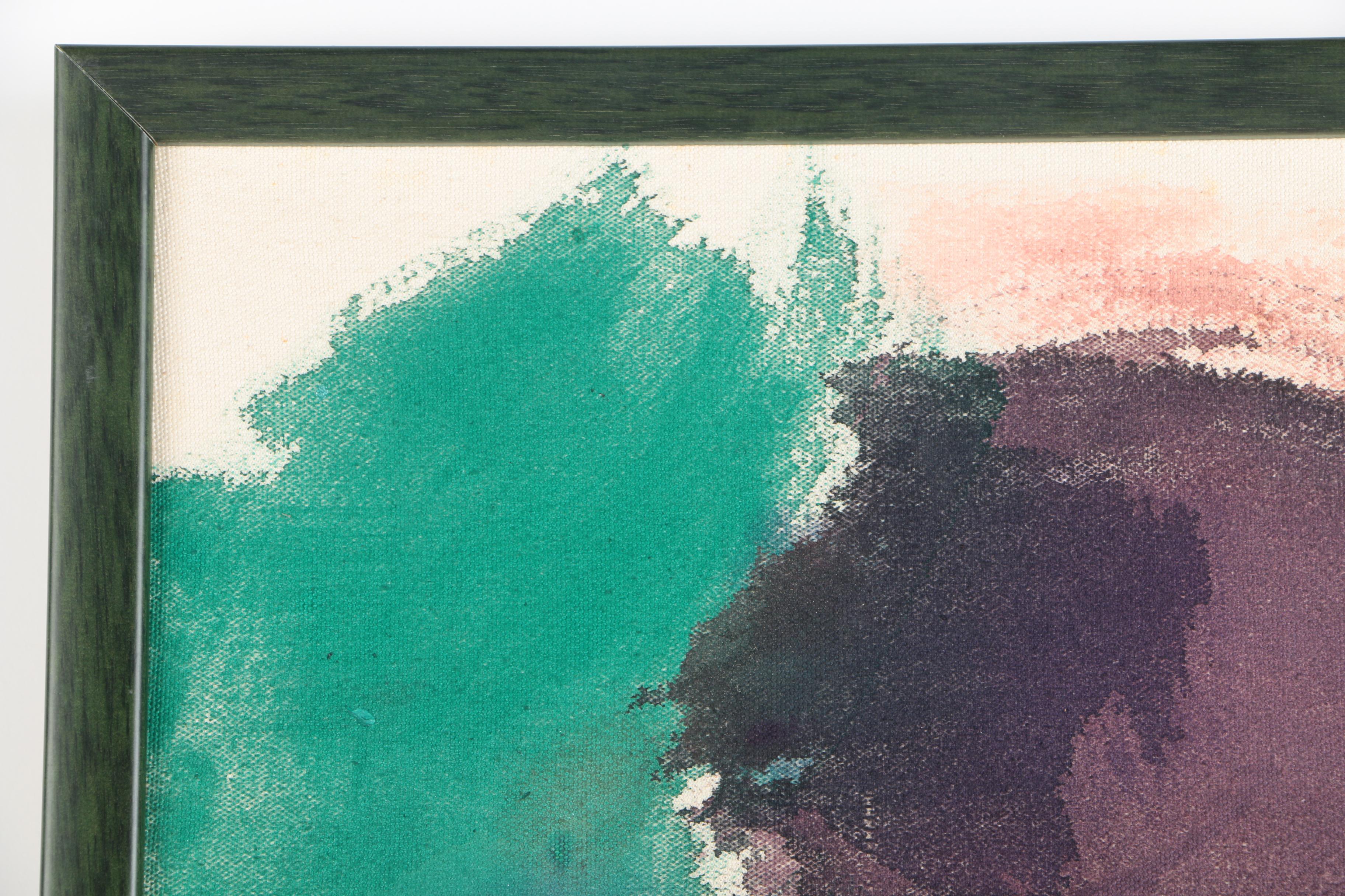 Bolinger Cohen Acrylic Painting of Abstract Forms