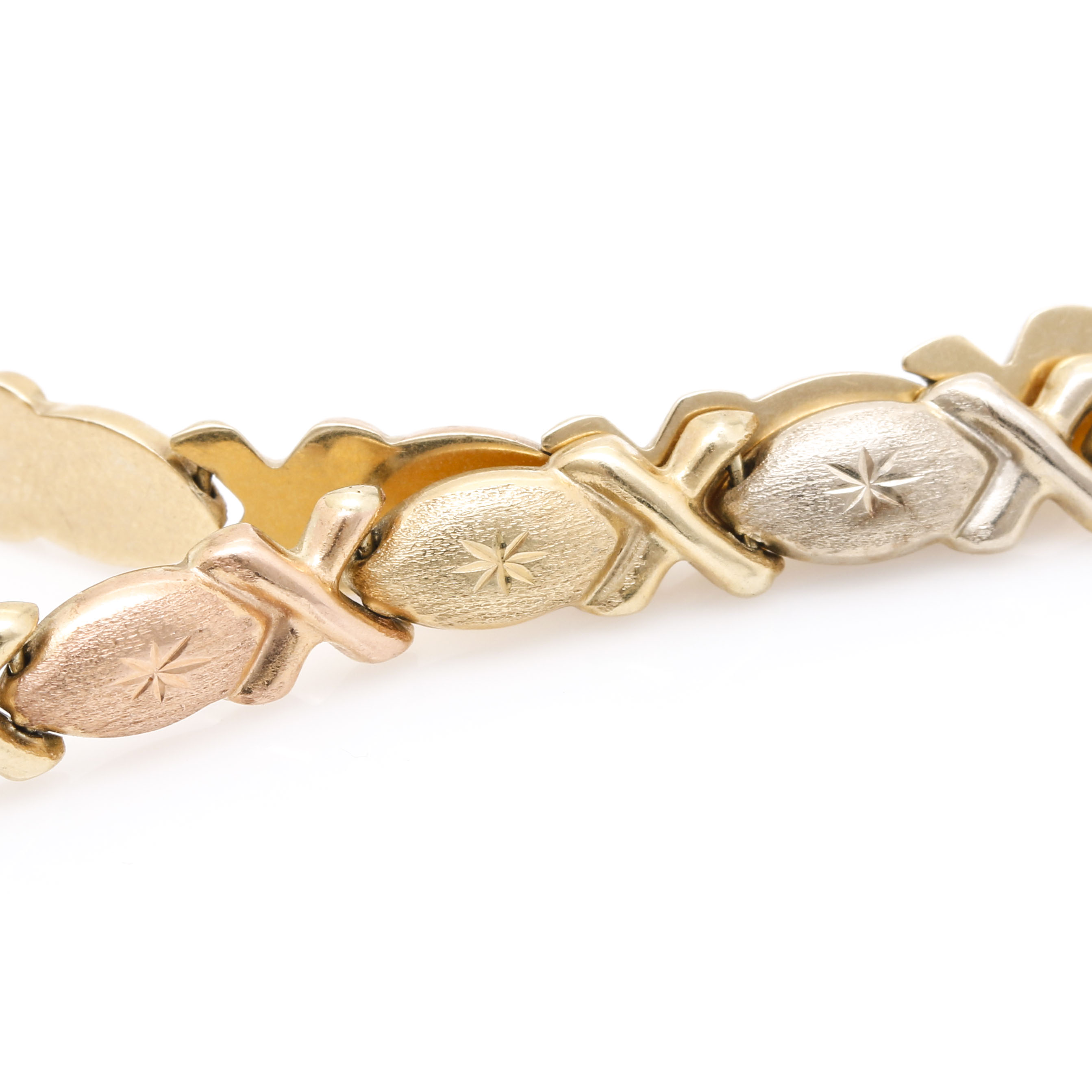 14K Tri-Gold Bracelet