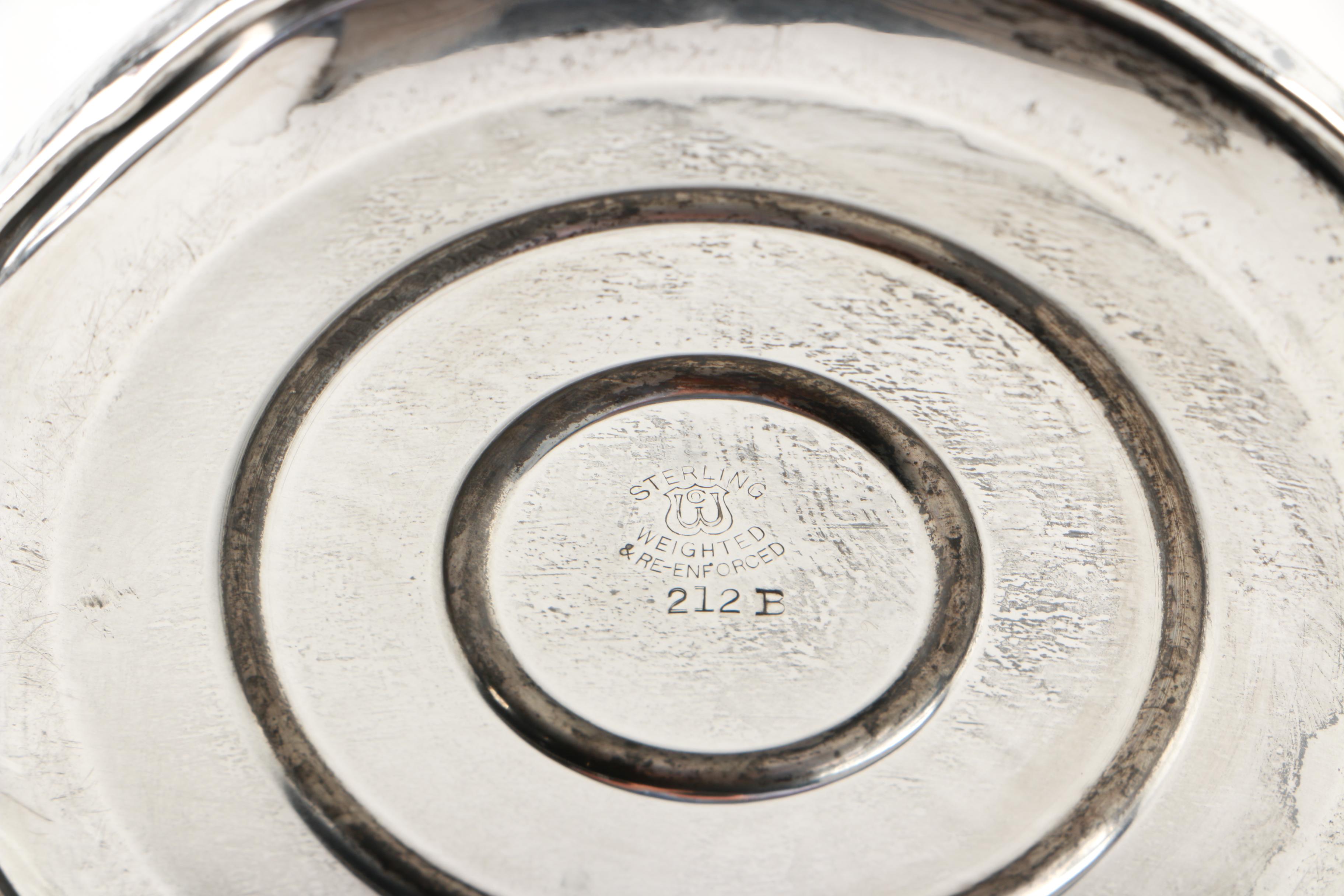 J. Wagner & Son Weighted Sterling Candlesticks