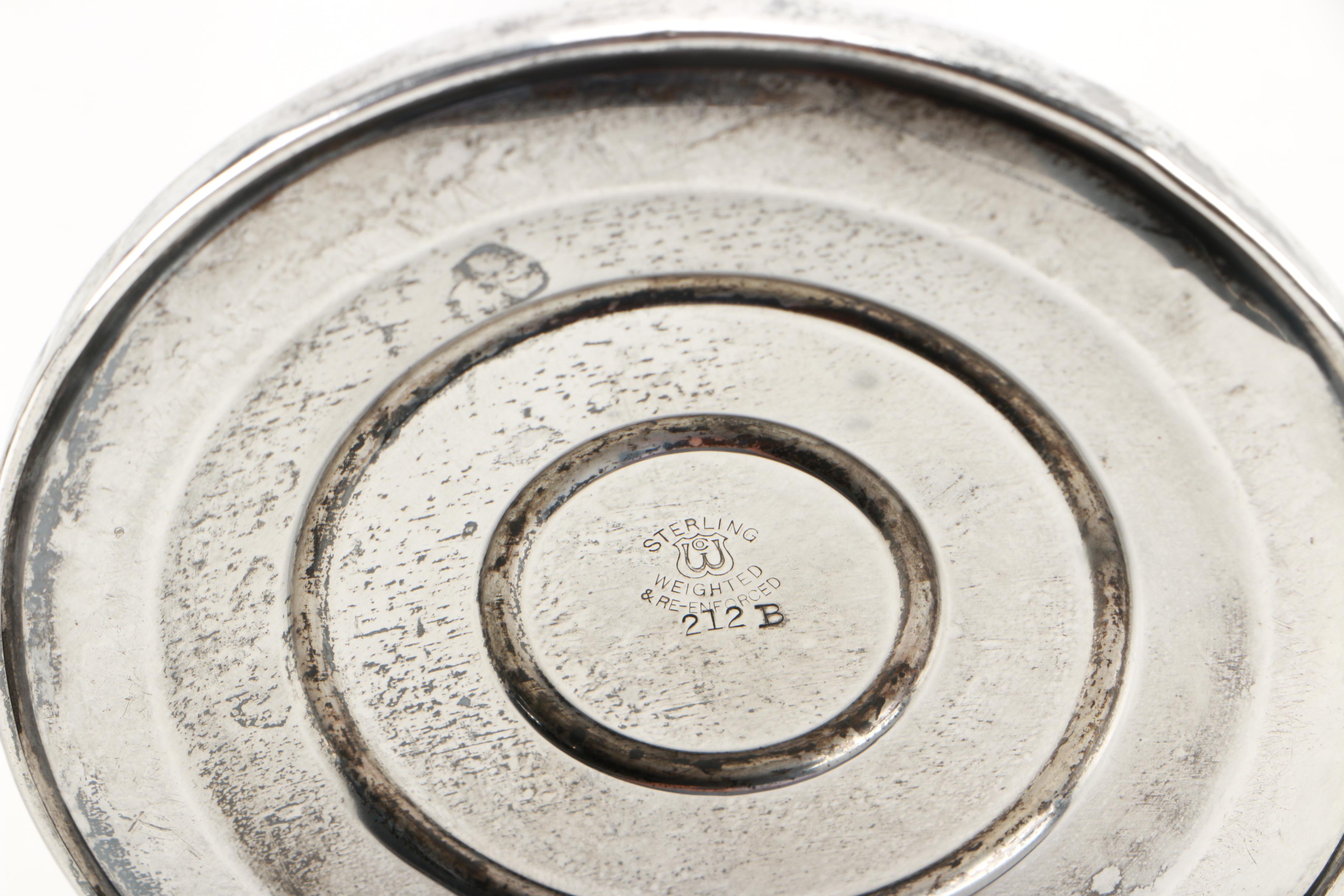 J. Wagner & Son Weighted Sterling Candlesticks