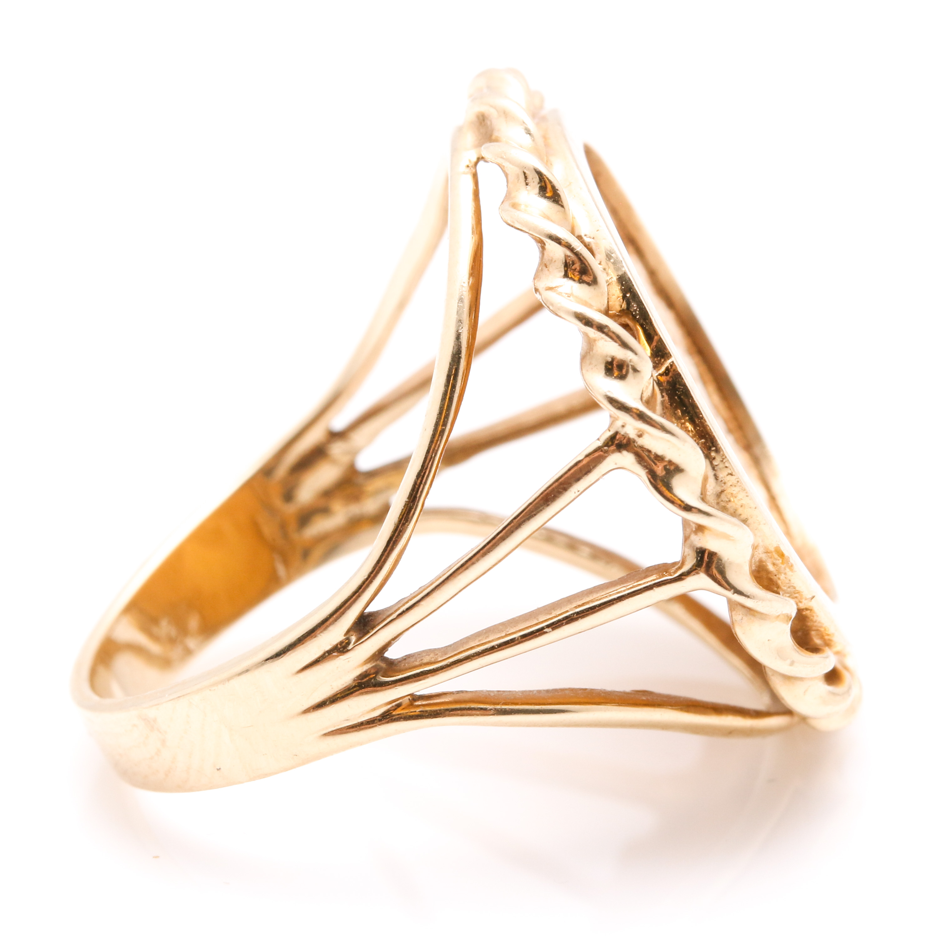 1879 Liberty Head $2.5 Gold Coin Mounted in a 14K Yellow Gold Ring