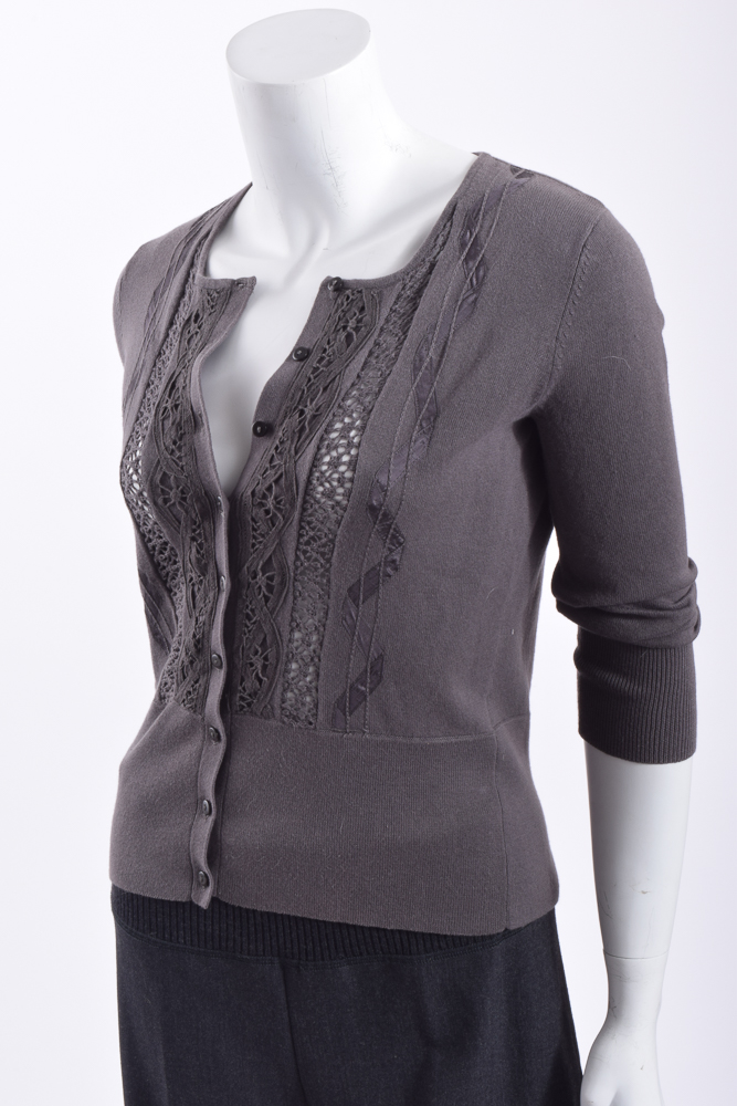 Pam McMahon and Merona Taupe Outfit with Bracelet