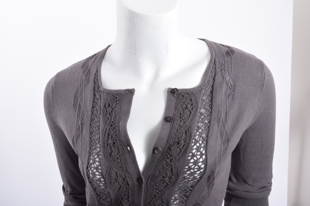 Pam McMahon and Merona Taupe Outfit with Bracelet