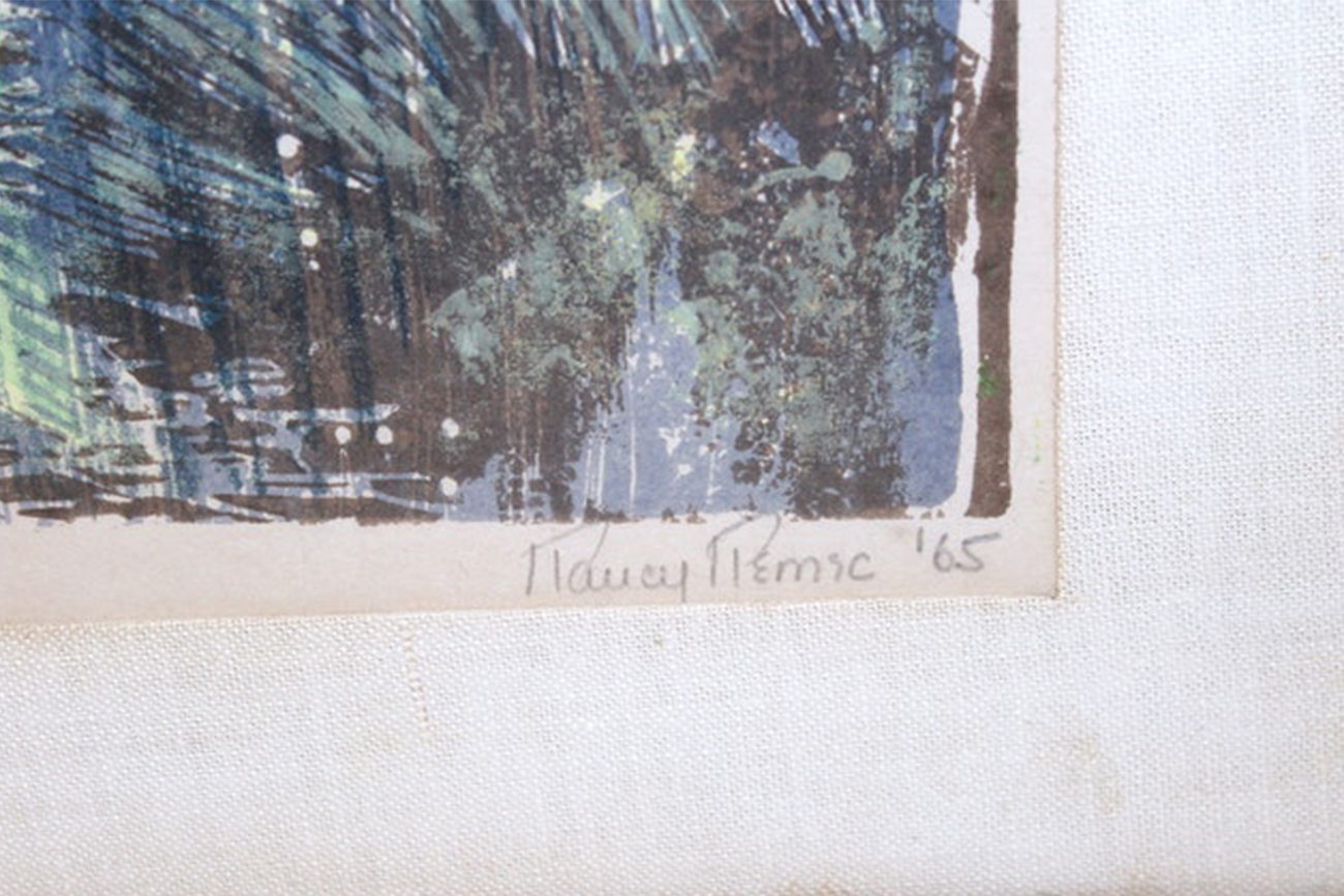 Nancy Remic Limited Edition Wood Block Print of Mermaids