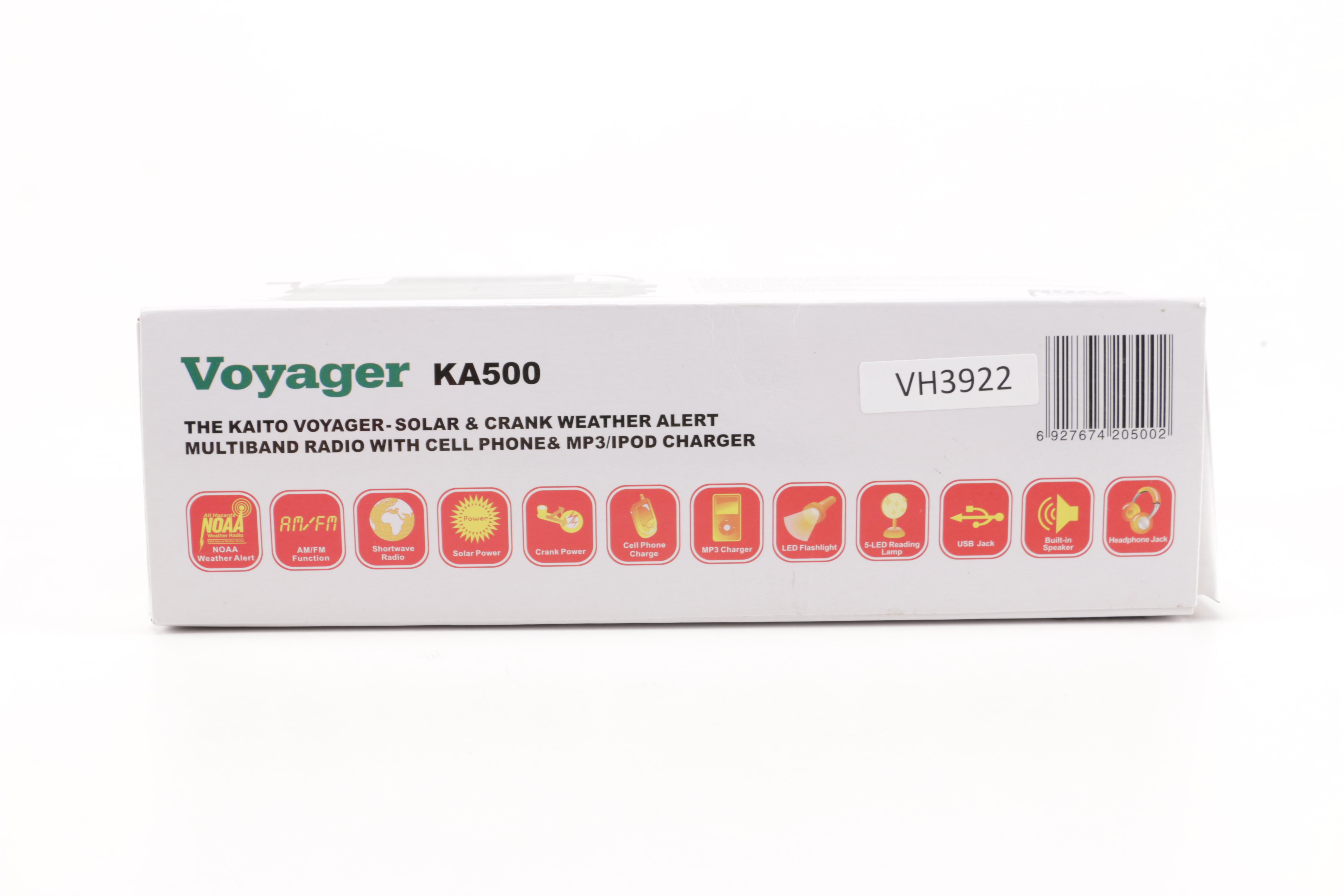 Voyager Kaito KA500 Solar Emergency Radio