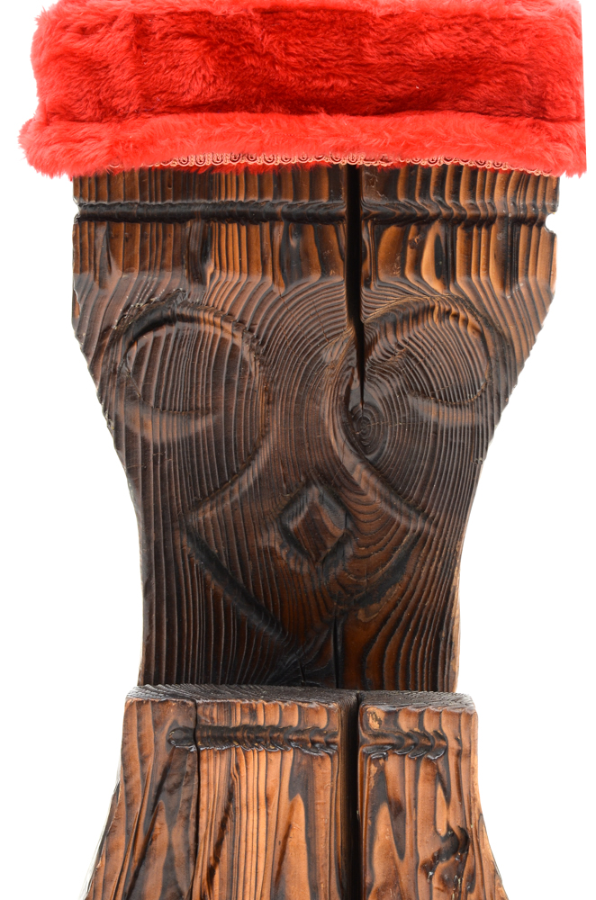 Six Vintage Tiki Stools