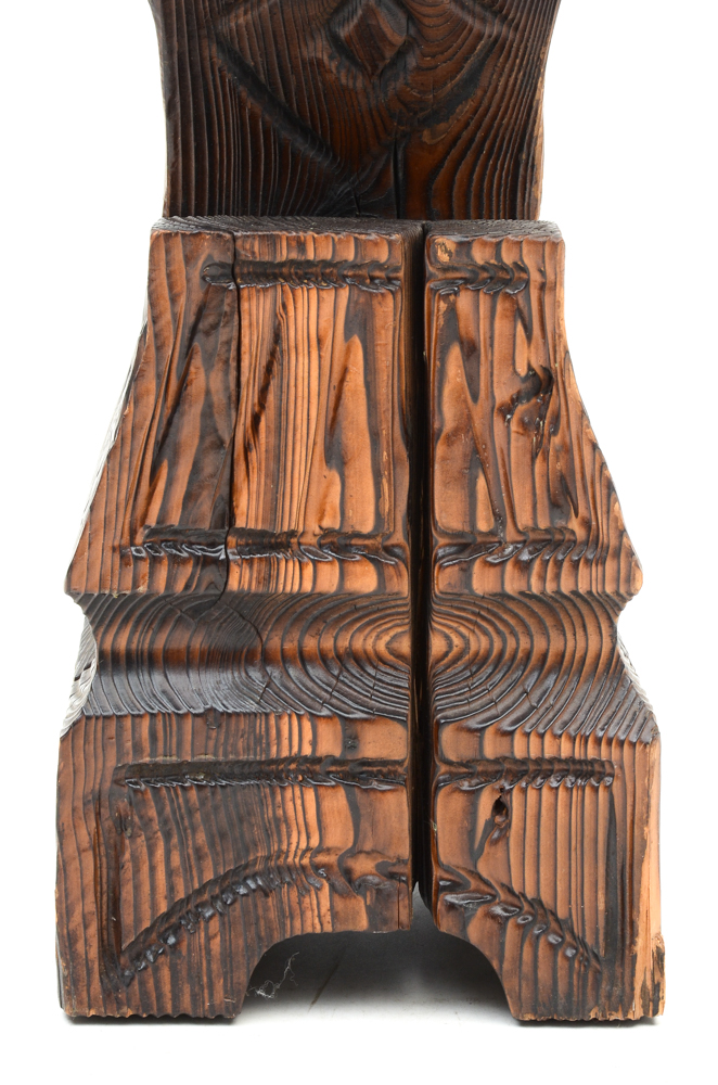 Six Vintage Tiki Stools