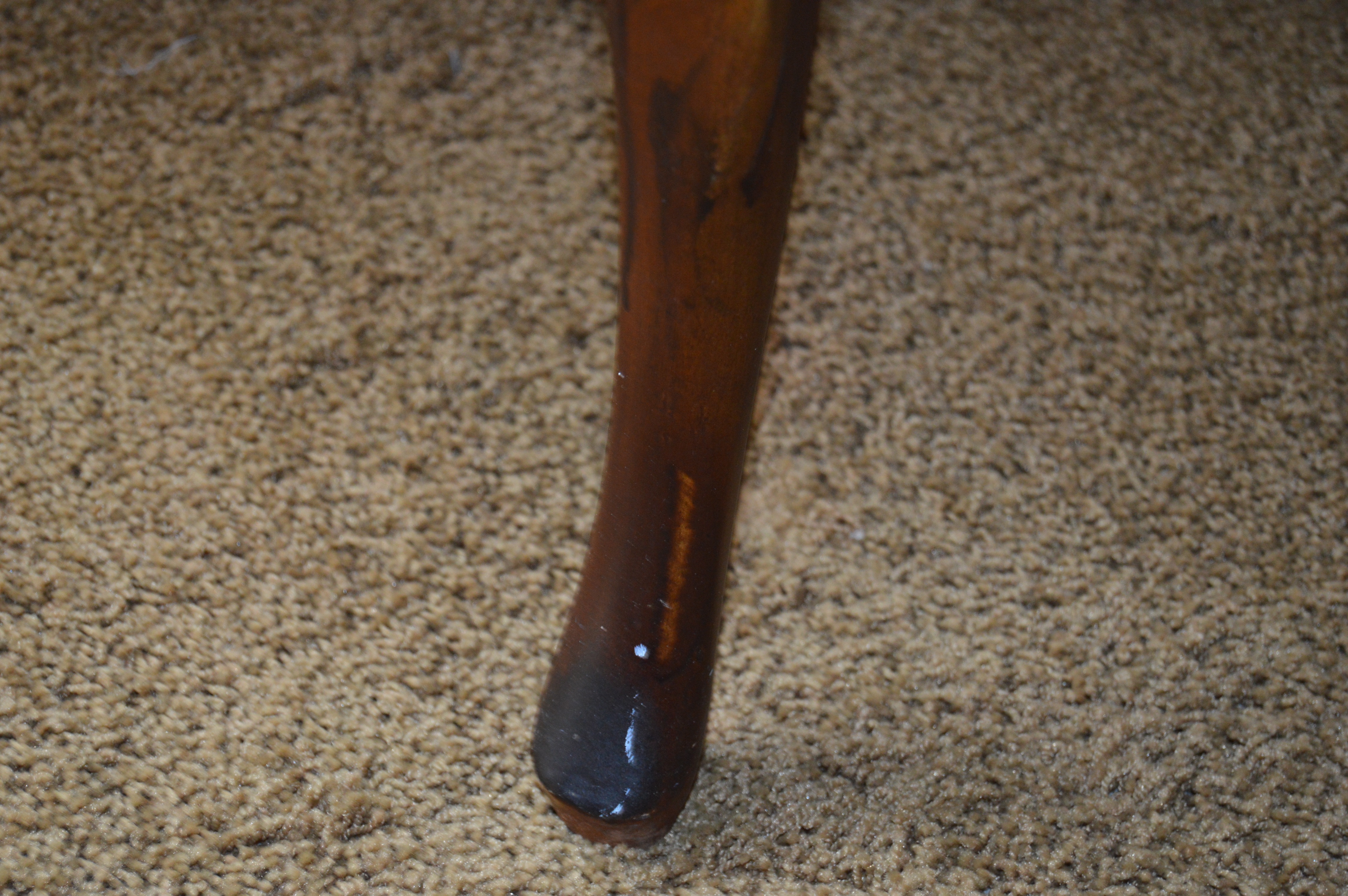 Vintage Kidney Shaped Display Cabinet with Removable Tray