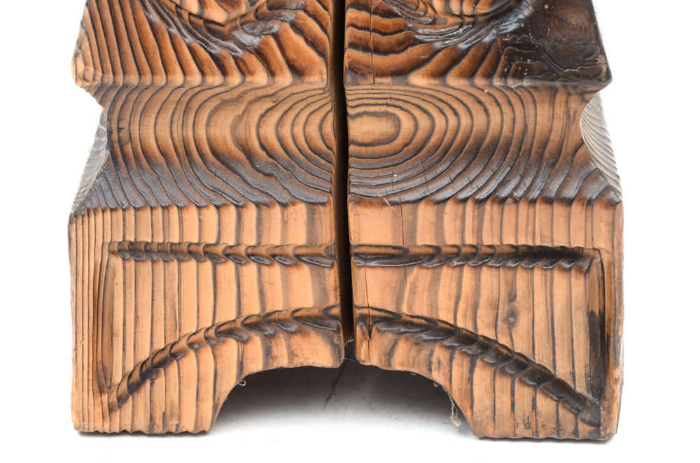 Six Vintage Tiki Stools