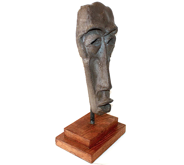 Original David Henneberg African Mask Sculpture