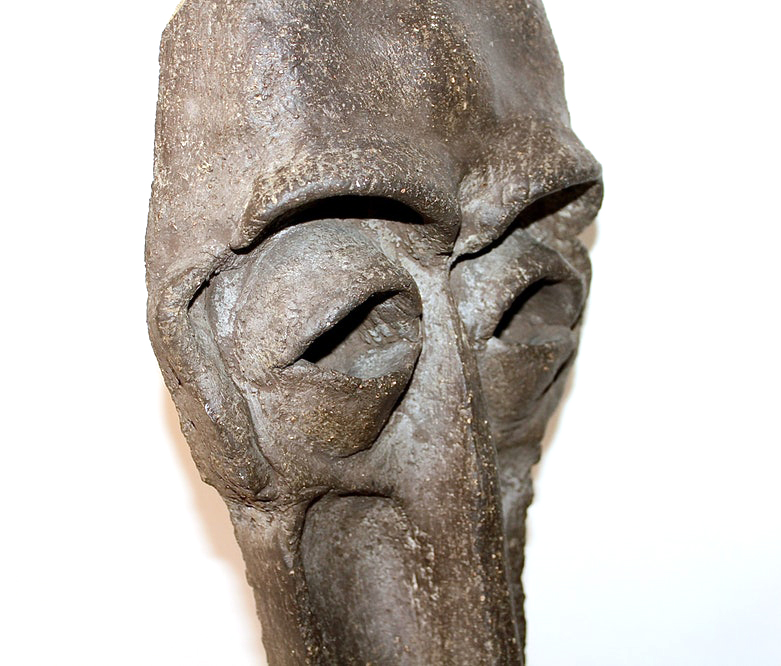 Original David Henneberg African Mask Sculpture