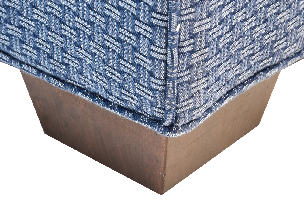 Calico Corners Blue Sectional Sofa