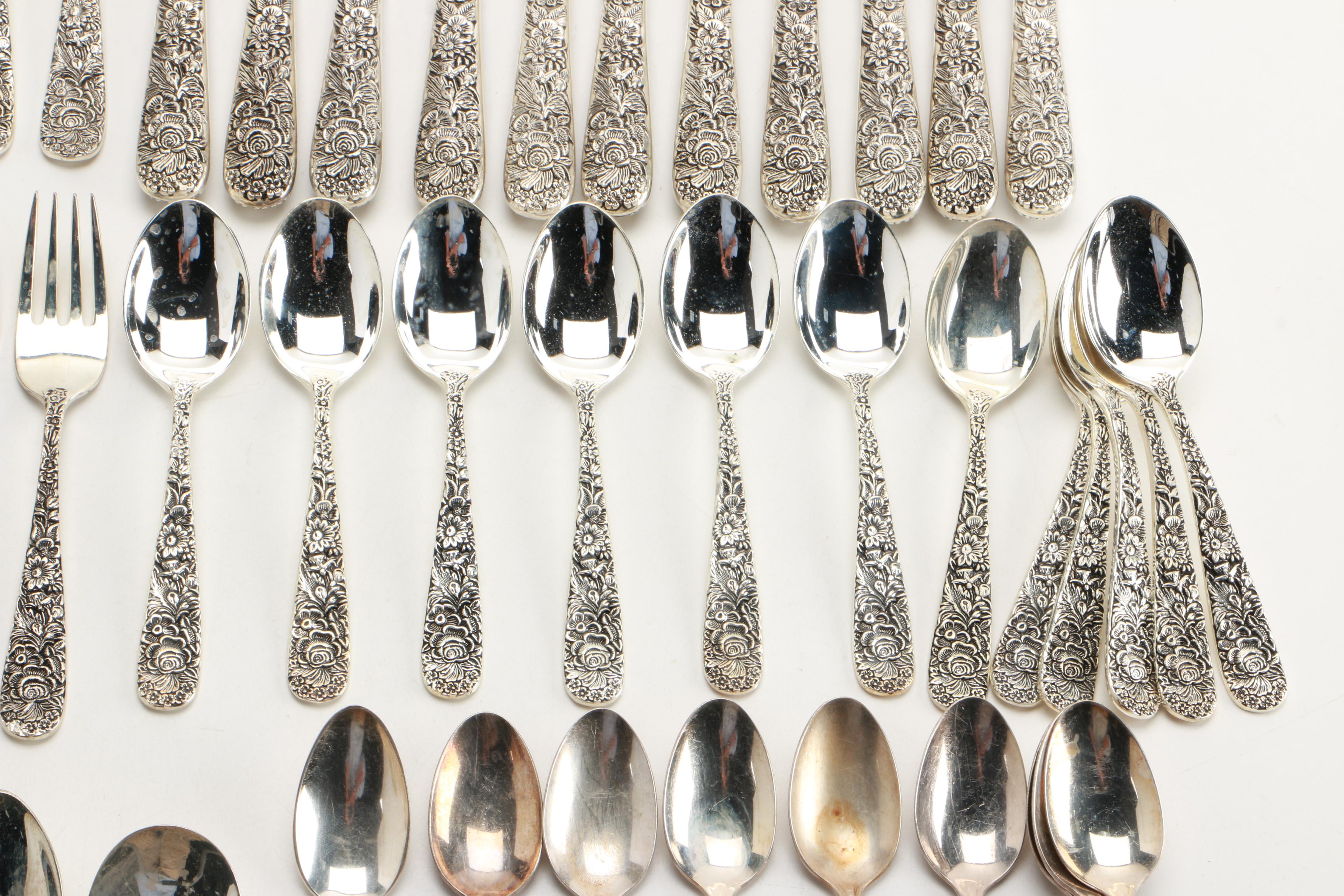 "Olde Bouquet" Plated Silver Flatware by Godinger and More