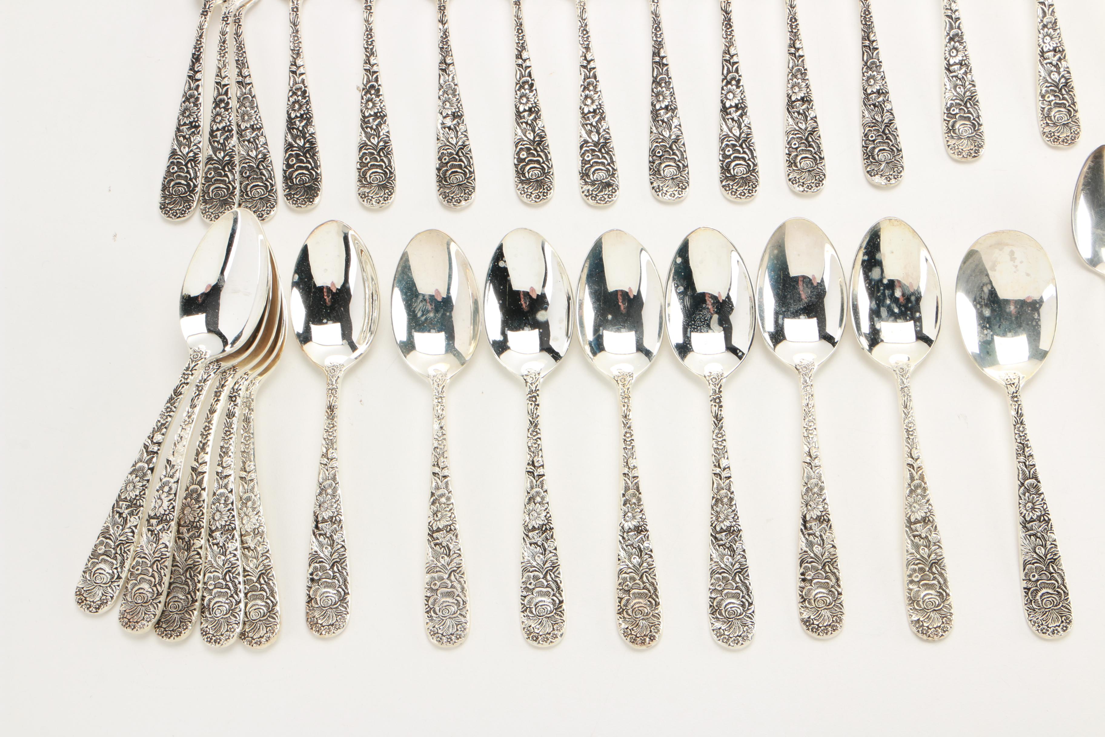 "Olde Bouquet" Plated Silver Flatware by Godinger and More