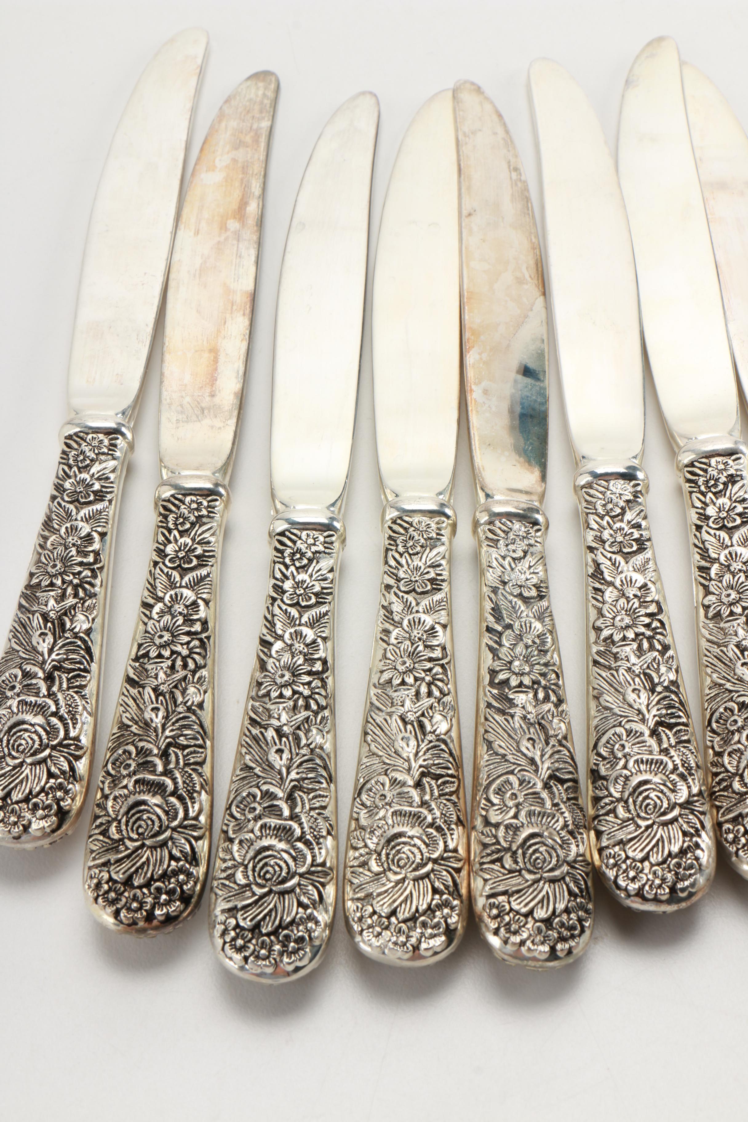 "Olde Bouquet" Plated Silver Flatware by Godinger and More