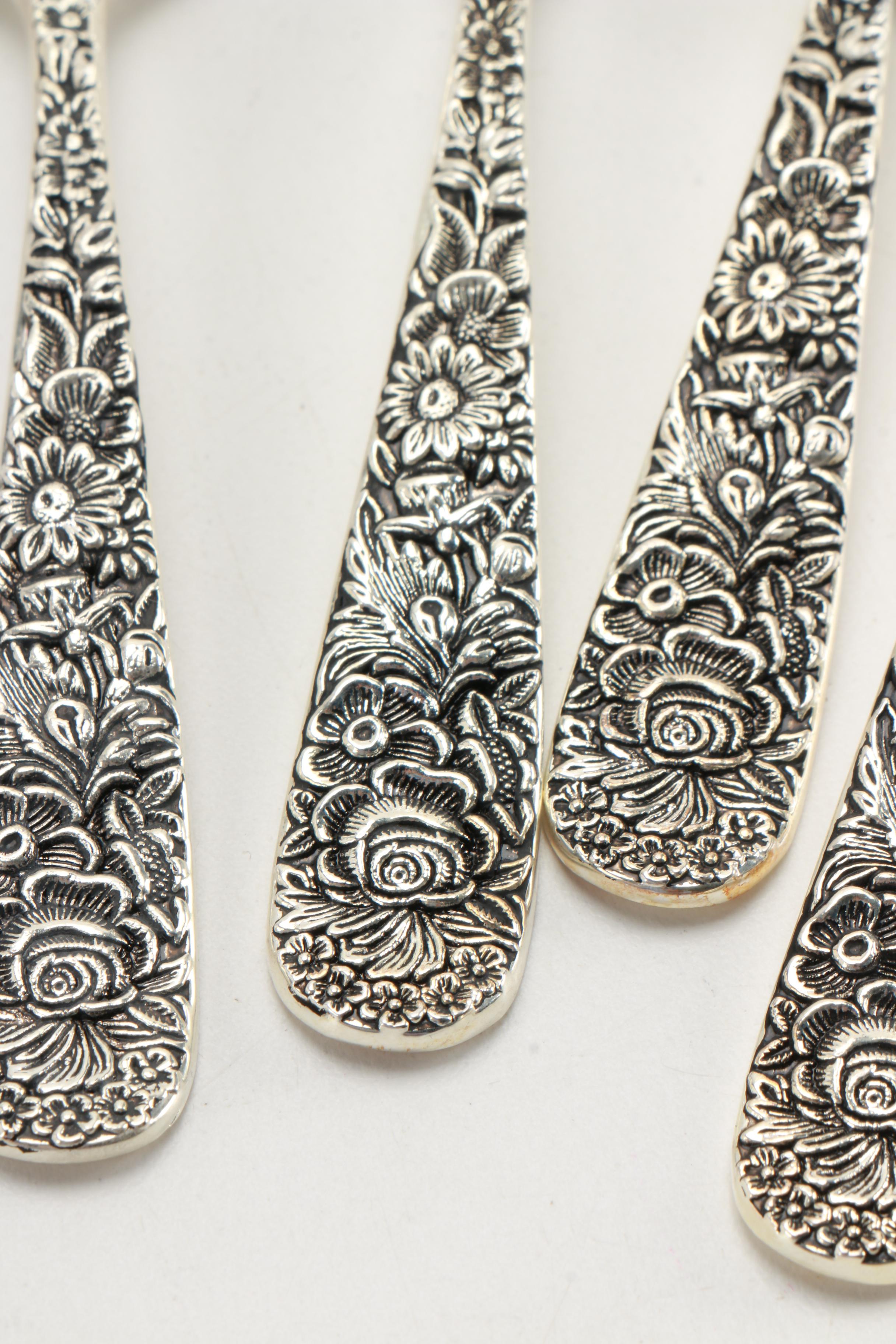 "Olde Bouquet" Plated Silver Flatware by Godinger and More