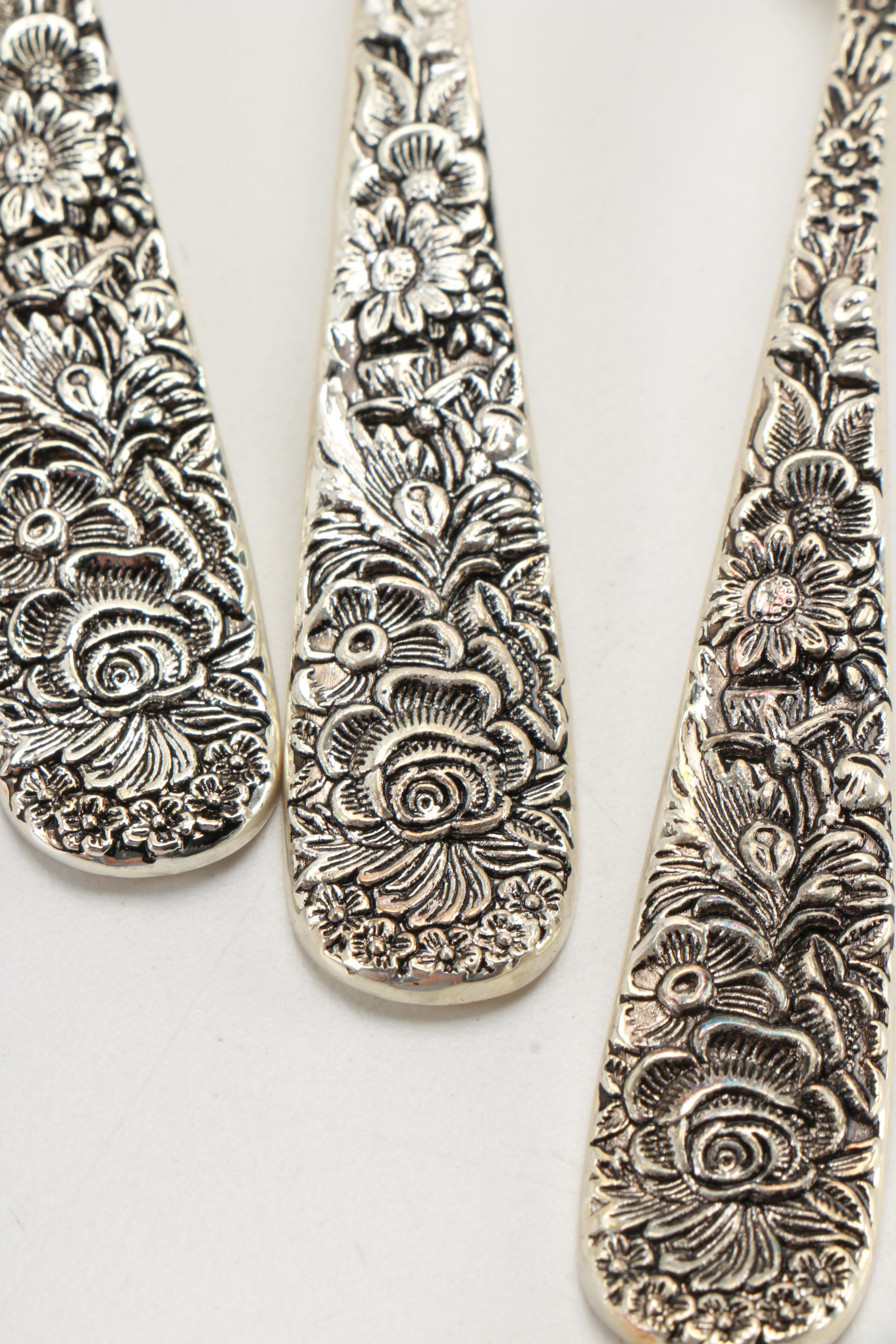 "Olde Bouquet" Plated Silver Flatware by Godinger and More