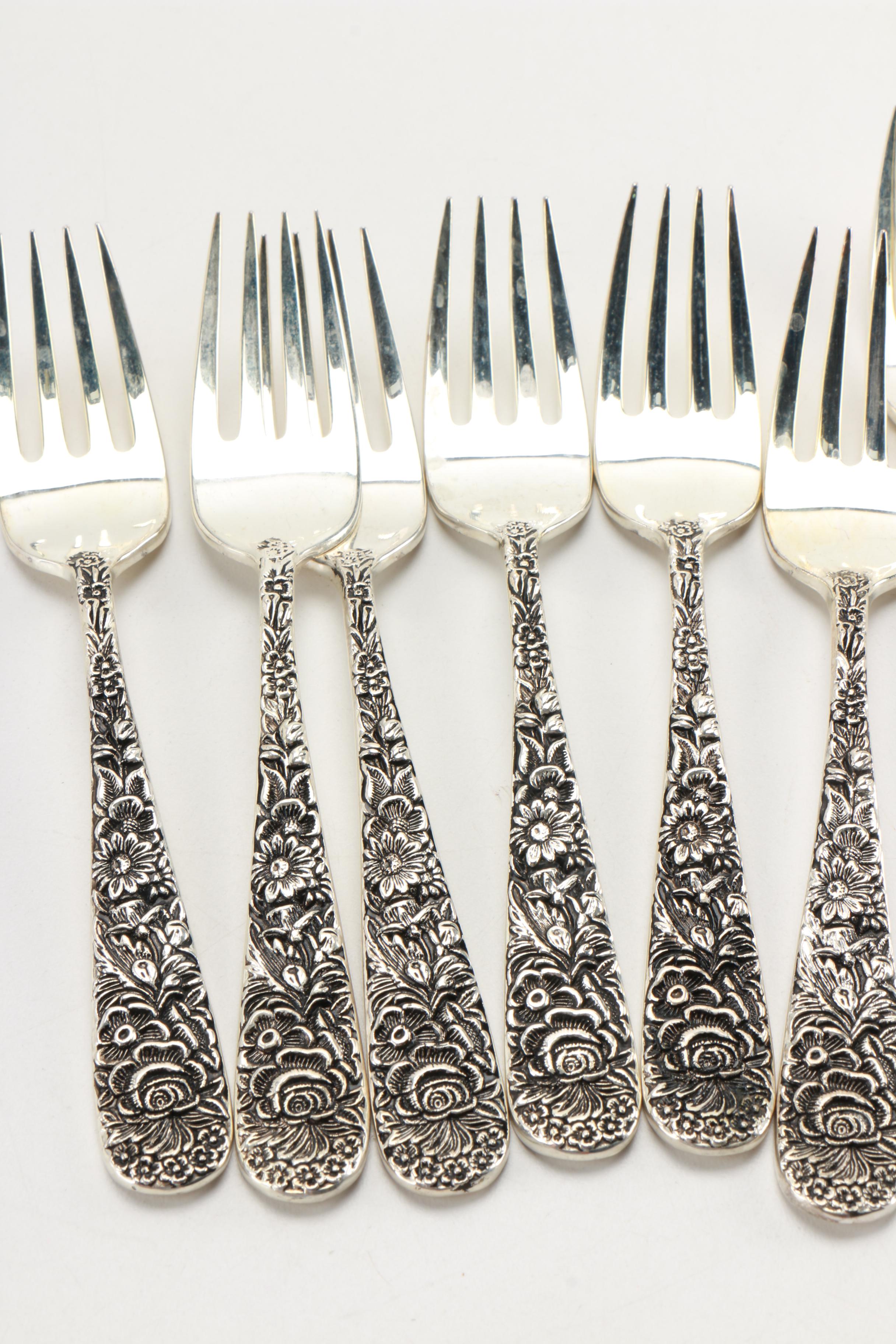 "Olde Bouquet" Plated Silver Flatware by Godinger and More