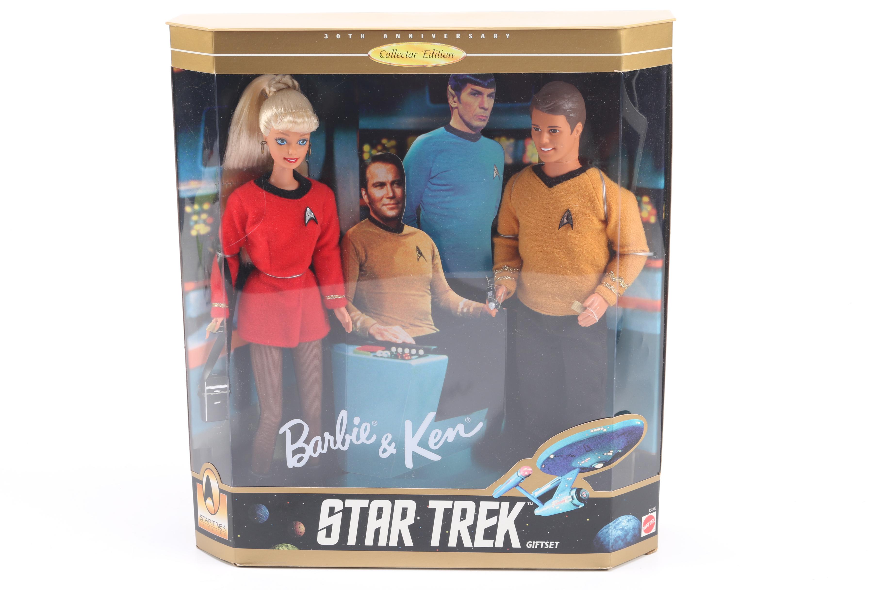 "Star Trek" and "Walt Disney World" Themed Barbie and Ken Dolls