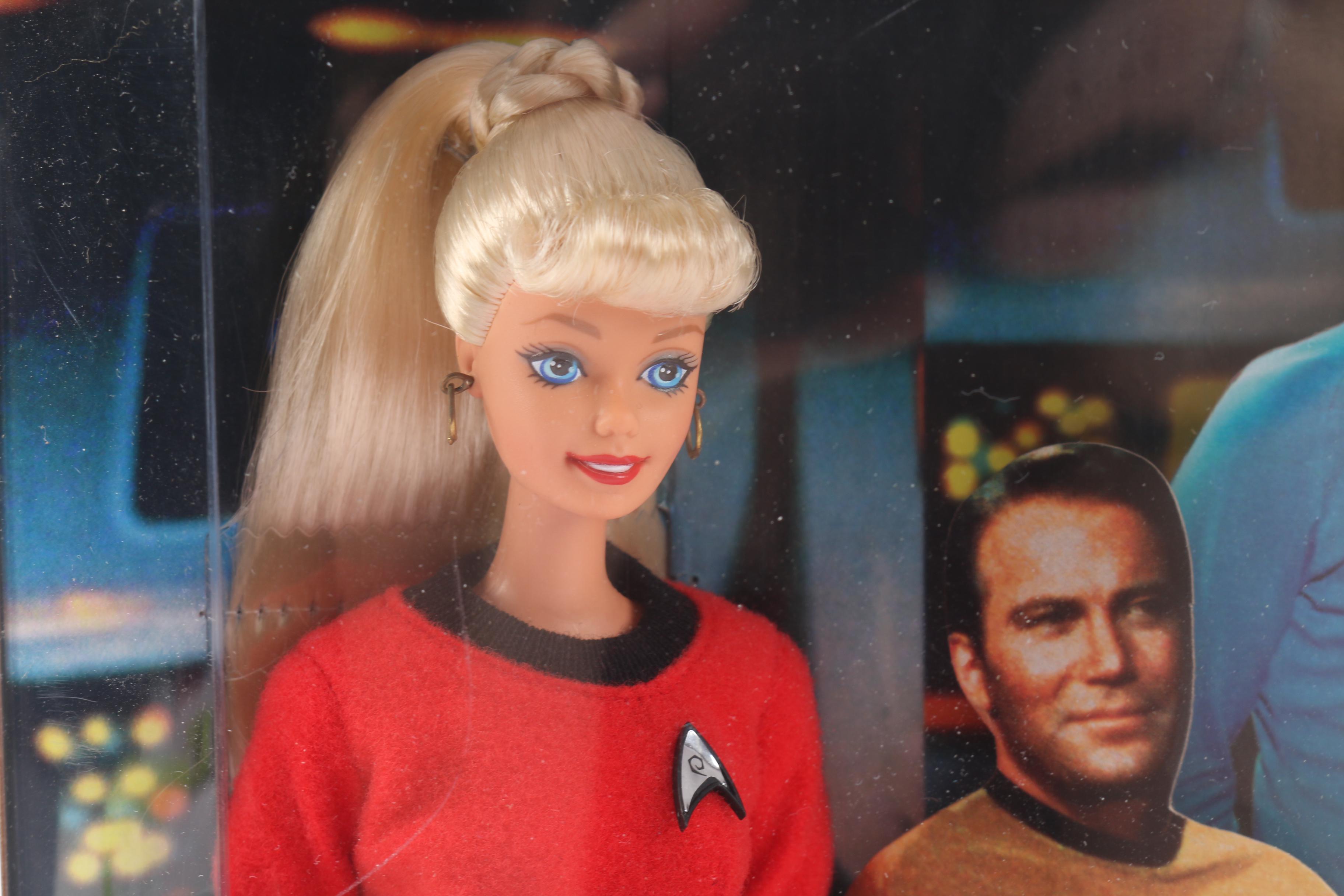 "Star Trek" and "Walt Disney World" Themed Barbie and Ken Dolls