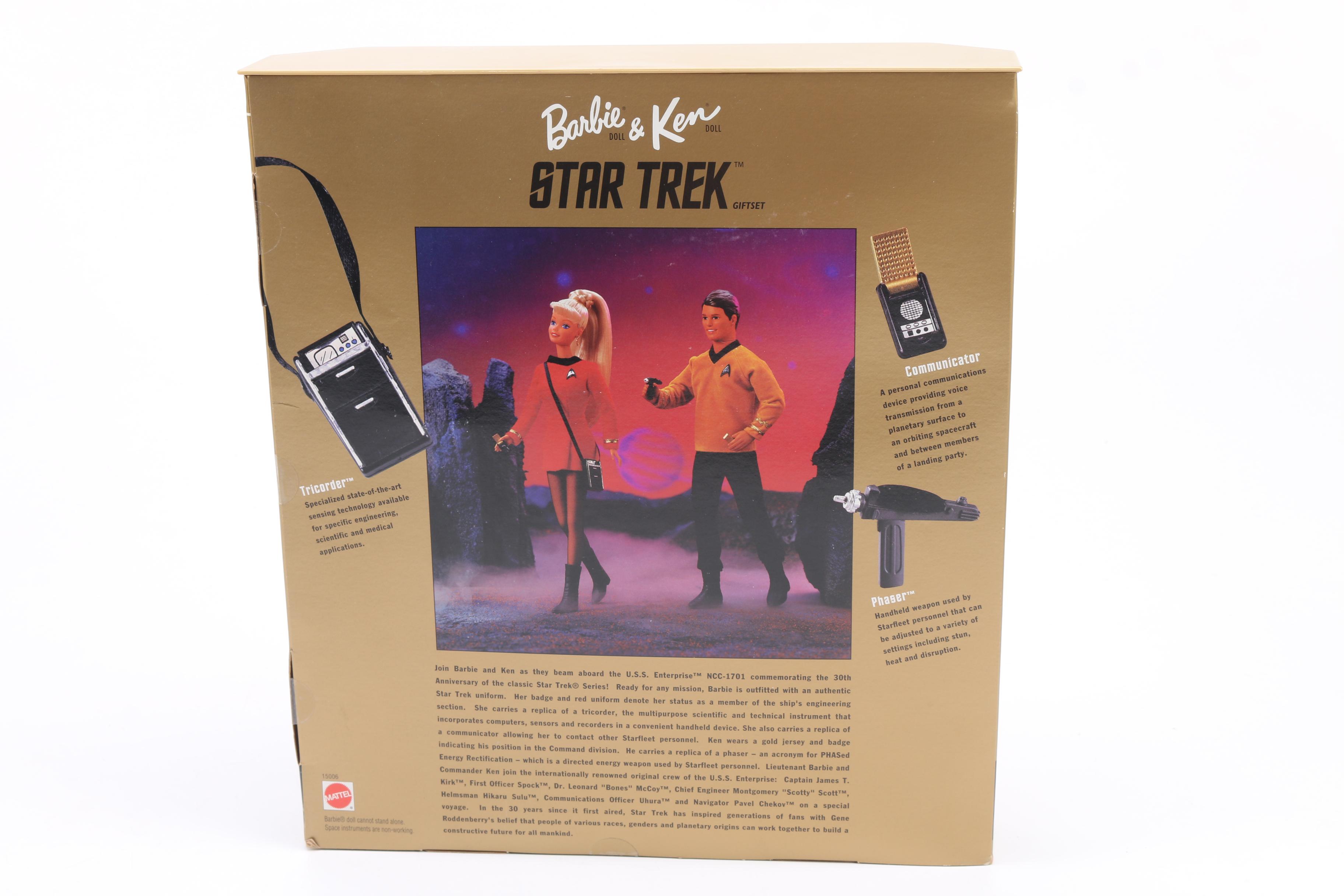 "Star Trek" and "Walt Disney World" Themed Barbie and Ken Dolls